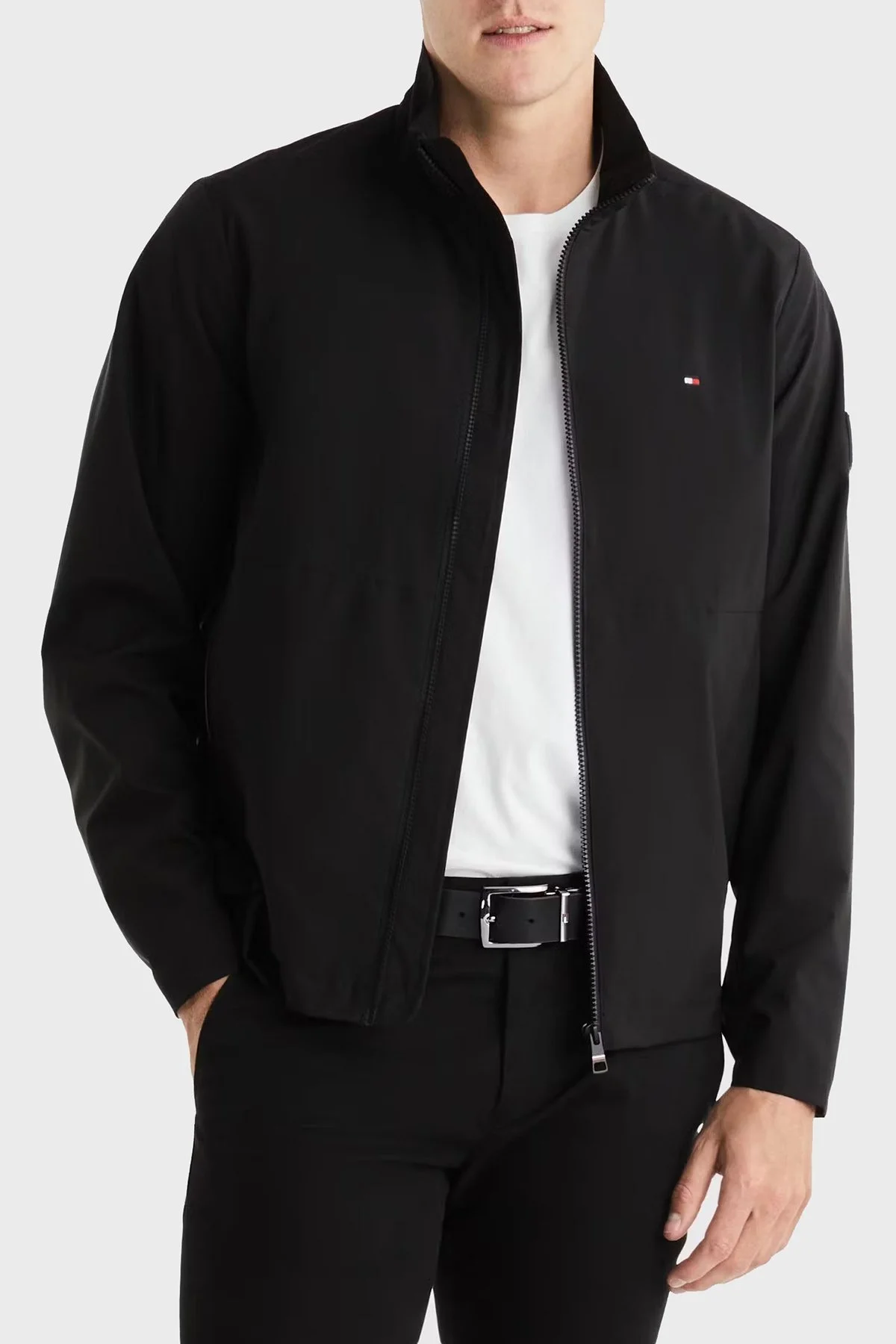 Tommy Hilfiger Regular Fit Dik Yaka Erkek Mont MW0MW34470 BDS SİYAH - 1