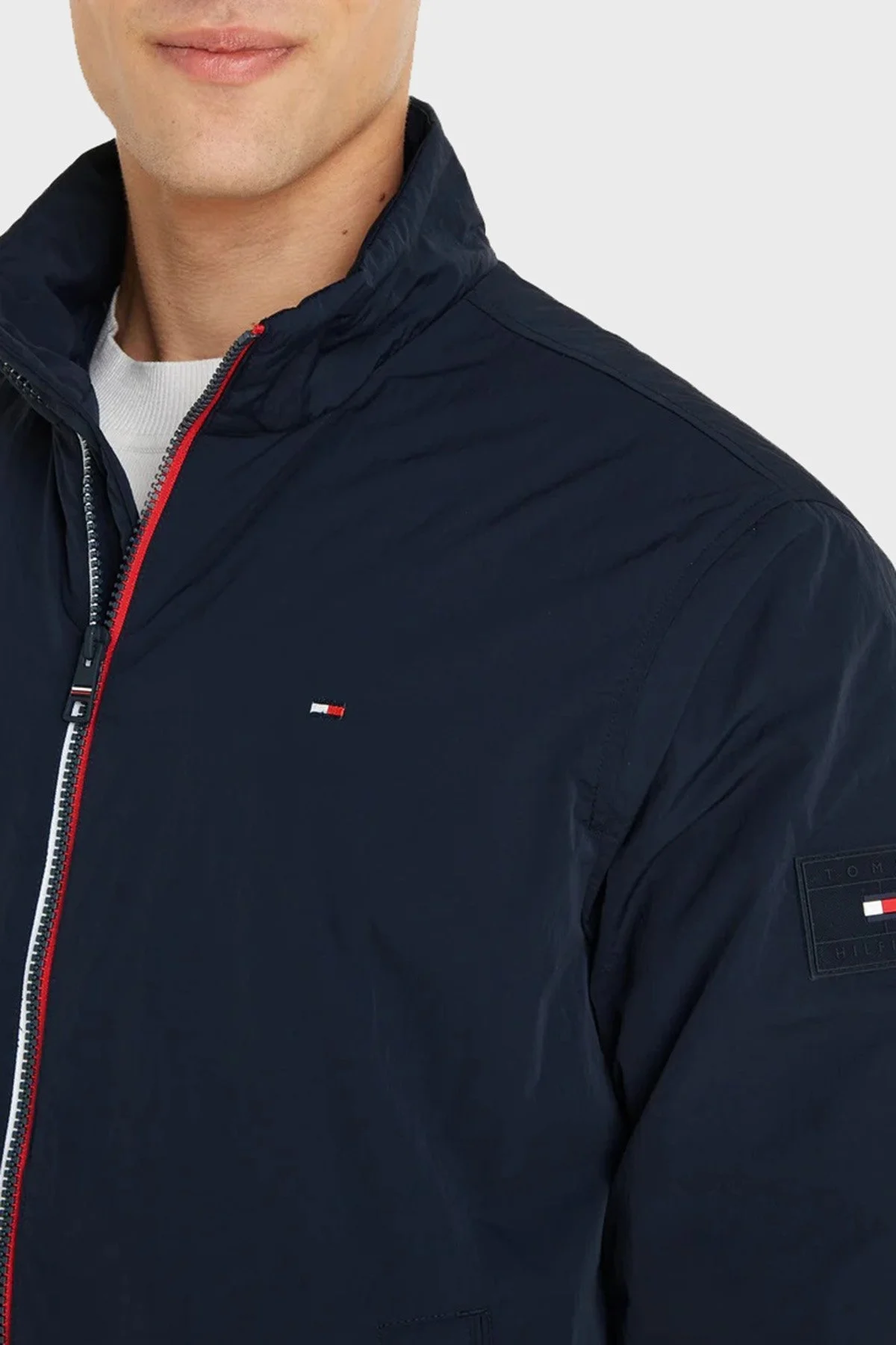 Tommy Hilfiger Regular Fit Dik Yaka Spor Erkek Ceket MW0MW34250 DW5 LACİVERT - 2