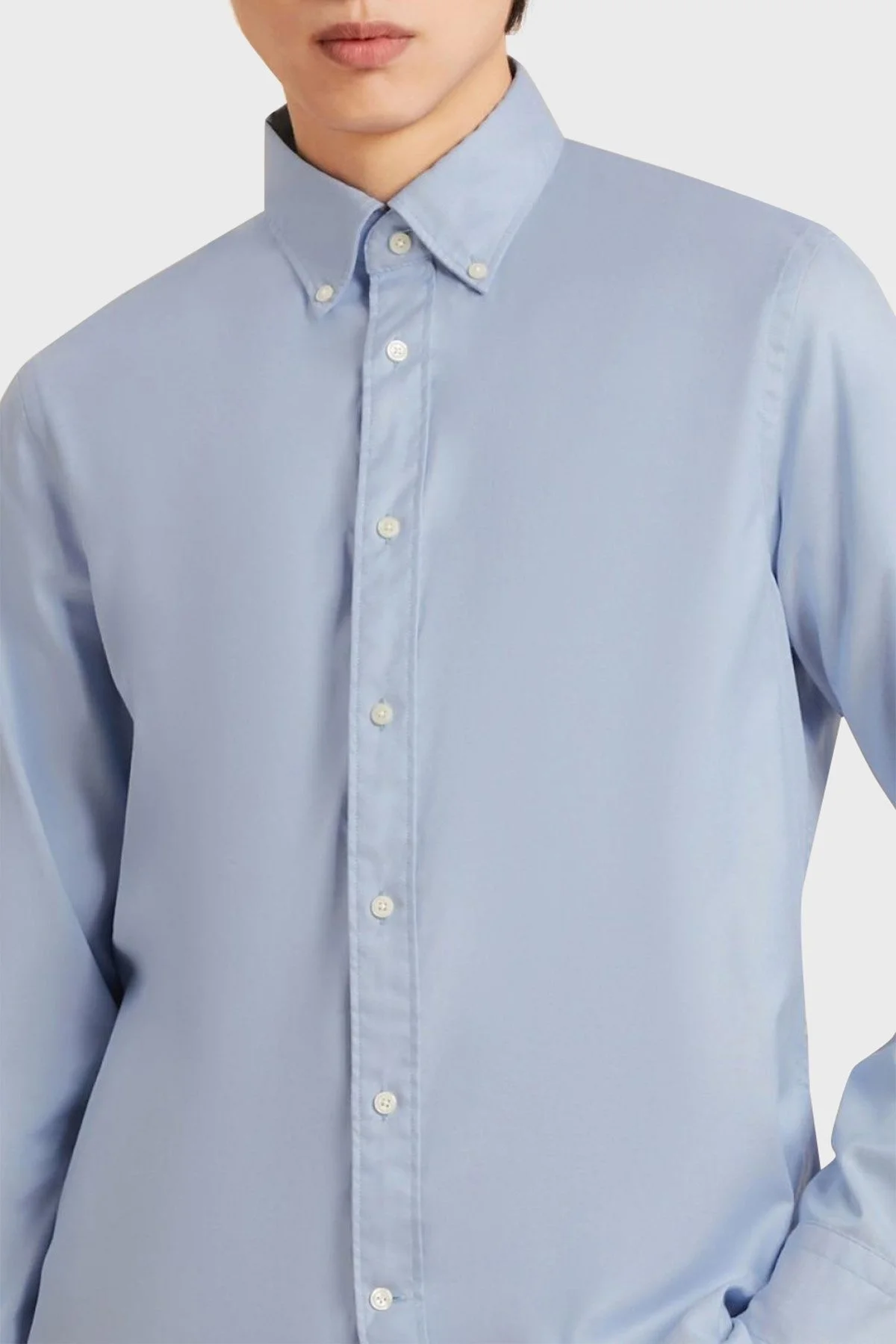 Tommy Hilfiger Regular Fit Düğmeli Erkek Gömlek MW0MW31906 C14 MAVİ - 3