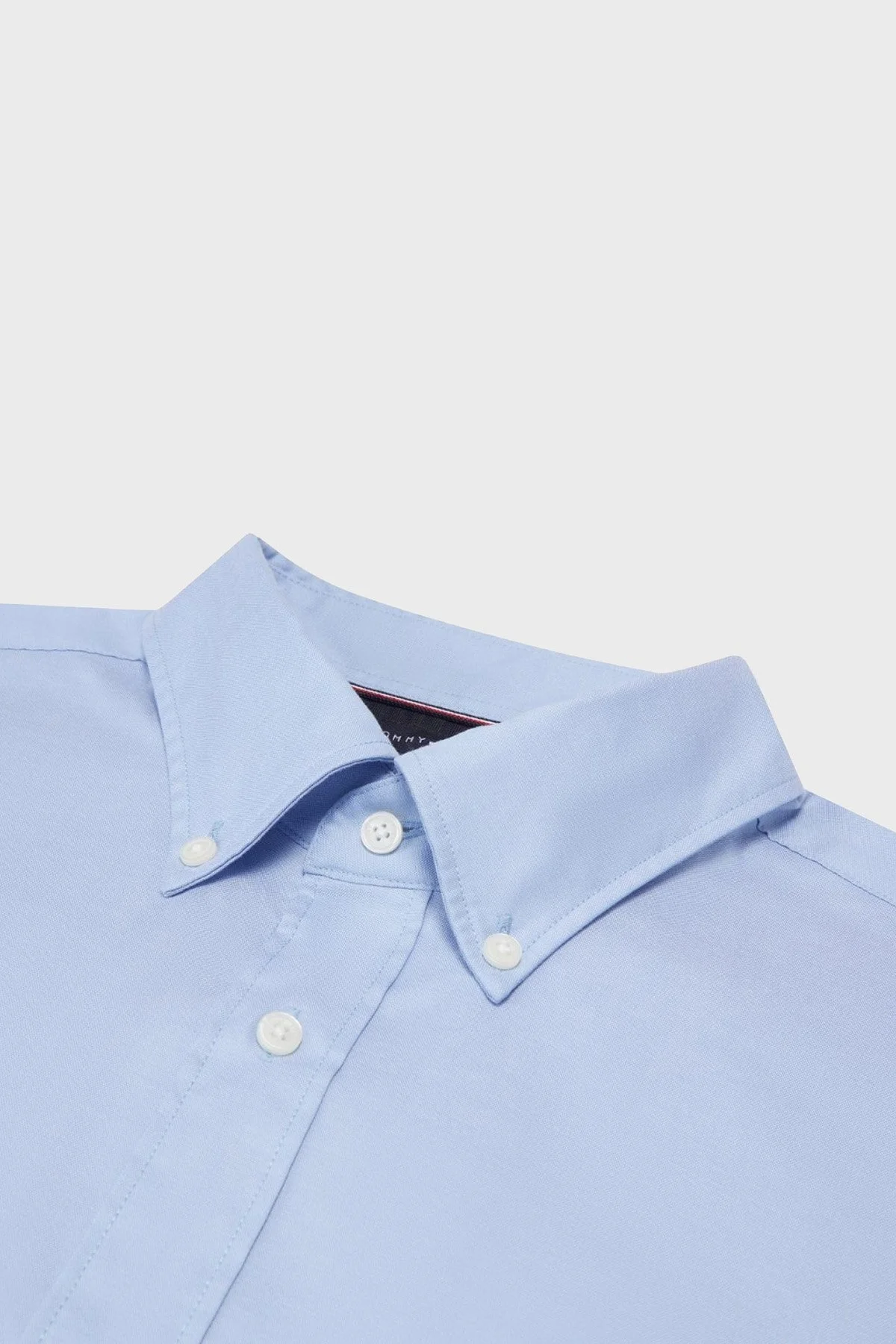 Tommy Hilfiger Regular Fit Düğmeli Erkek Gömlek MW0MW31906 C14 MAVİ - 6