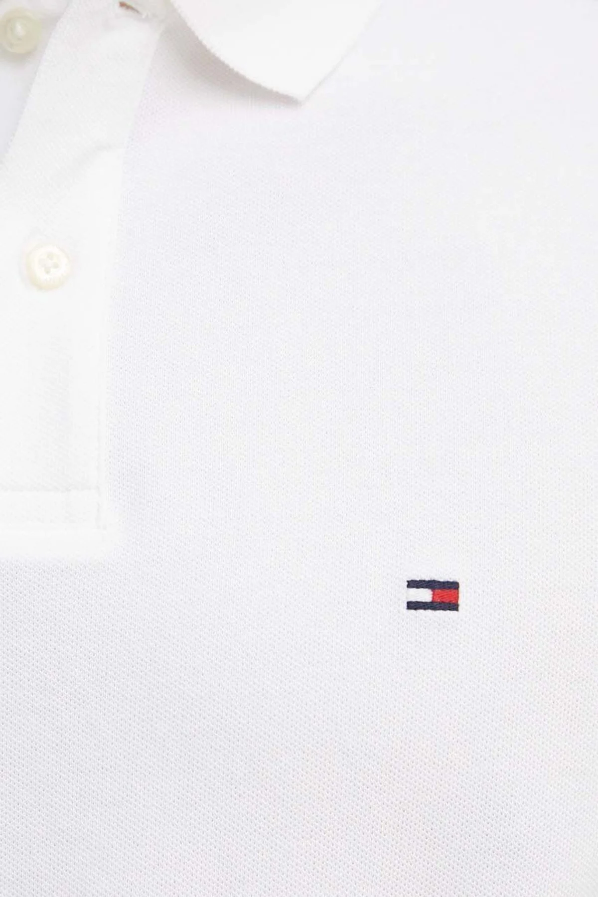Tommy Hilfiger Regular Fit Erkek Polo Yaka T Shirt MW0MW35616 YBR BEYAZ - 4
