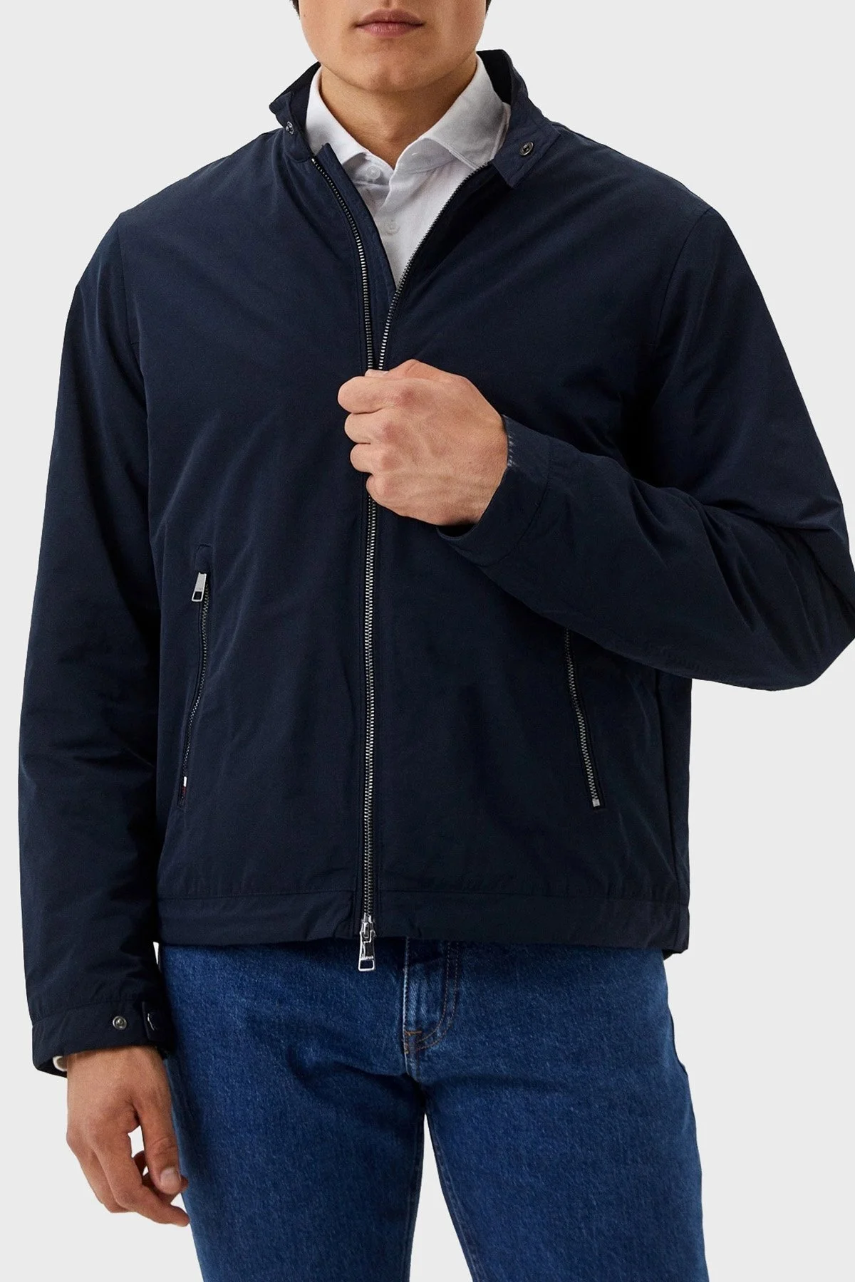 Tommy Hilfiger Yalıtımlı Regular Fit Fermuarlı Erkek Ceket MW0MW33061 DW5 LACİVERT - 1
