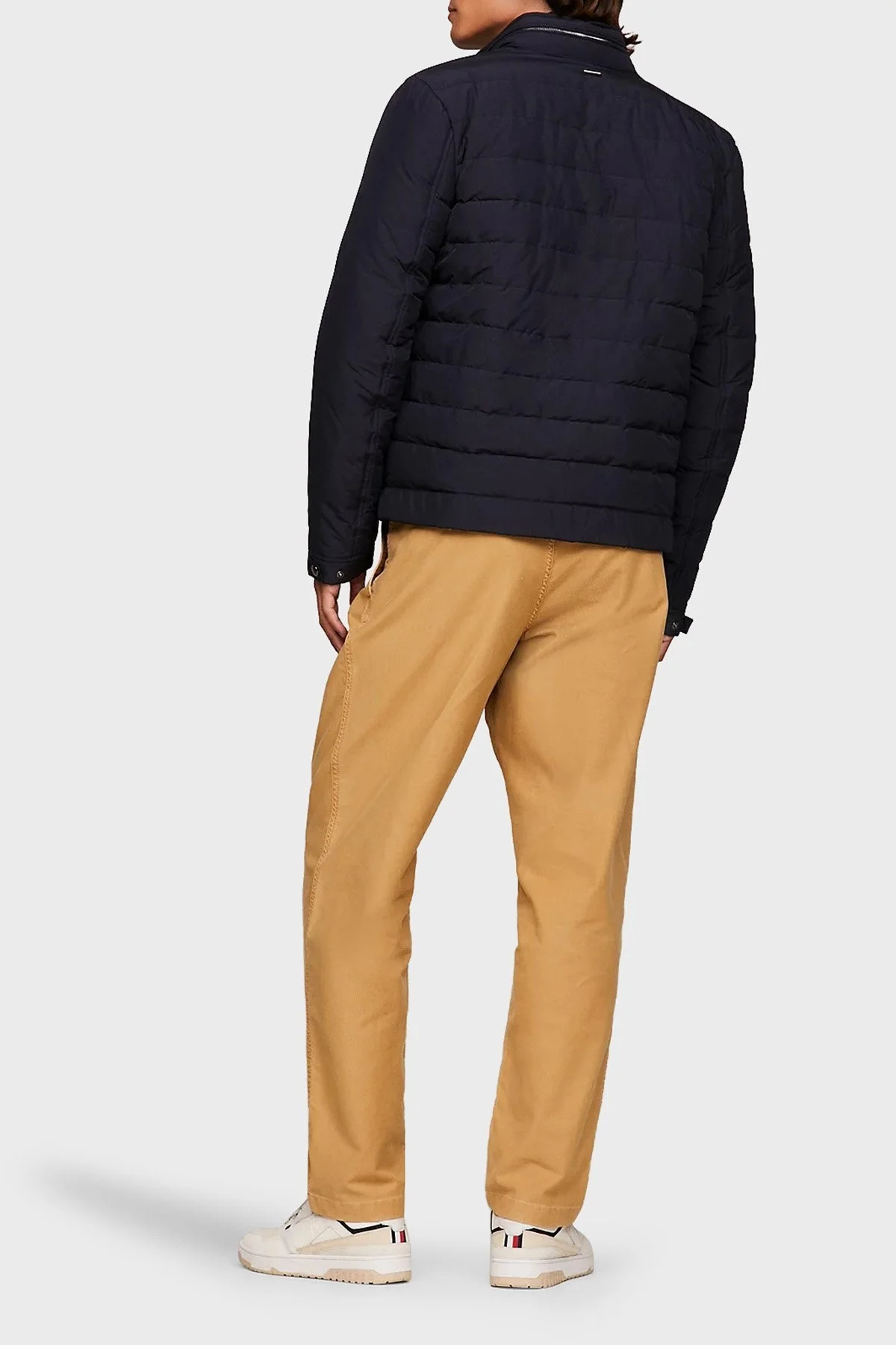 Tommy Hilfiger Regular Fit Fermuarlı Dik Yaka Erkek Mont MW0MW33752 DW5 LACİVERT - 9