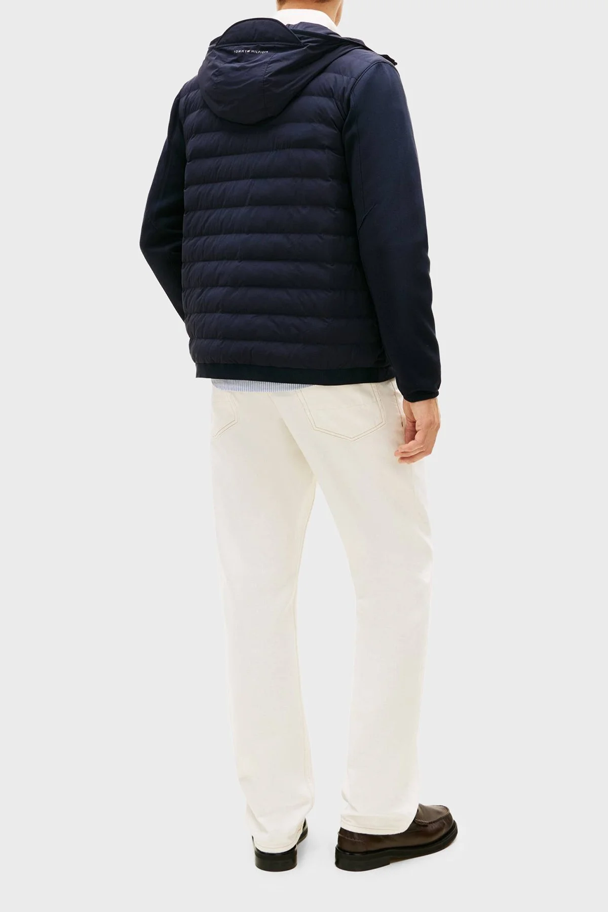 Tommy Hilfiger Regular Fit Kapitoneli Kapüşon Yaka Erkek Mont MW0MW41788 0GY LACİVERT - 3