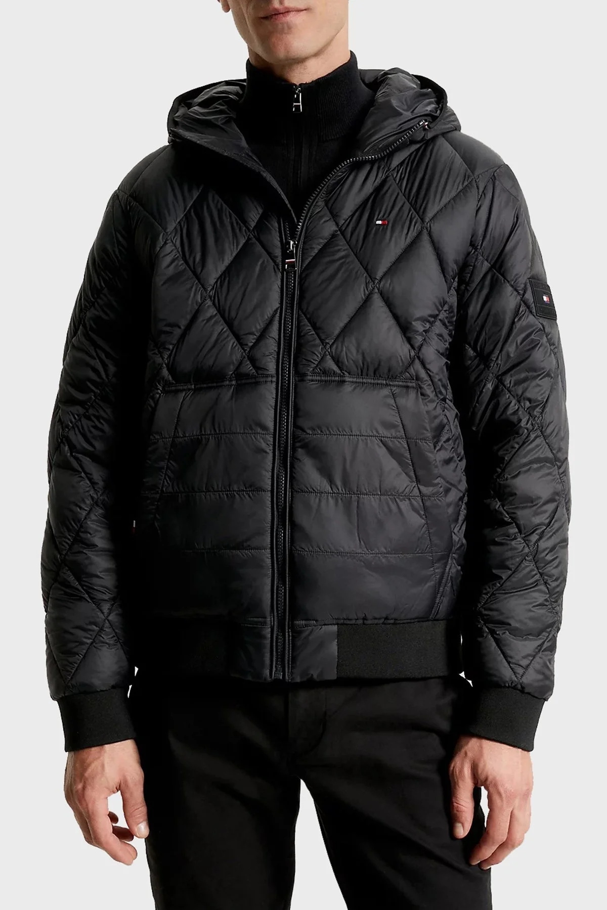 Tommy Hilfiger Regular Fit Kapüşonlu Erkek Mont MW0MW32766 BDS SİYAH - 1