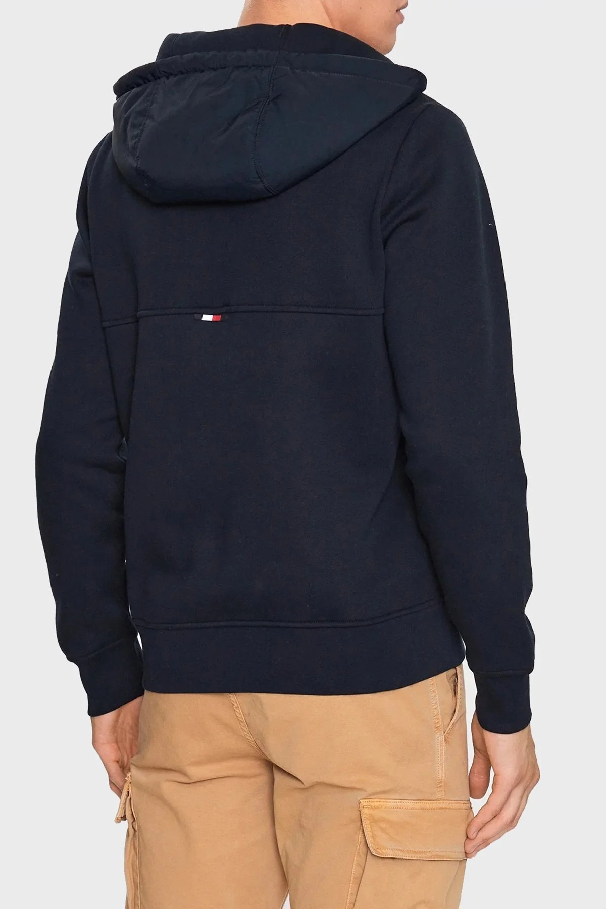 Tommy Hilfiger Regular Fit Kapüşonlu Mevsimlik Spor Erkek Ceket MW0MW31490 DW5 LACİVERT - 2