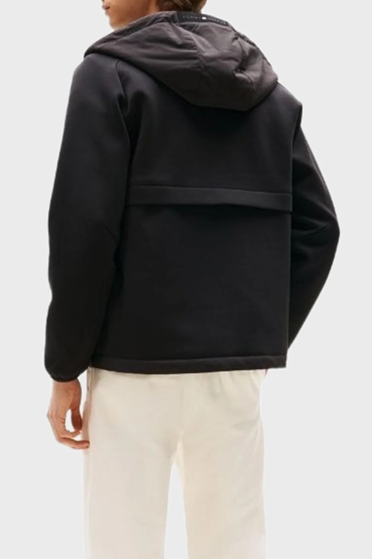 Tommy Hilfiger Regular Fit Kapüşonlu Yaka Logolu Erkek Ceket MW0MW39870 BDS SİYAH - 2