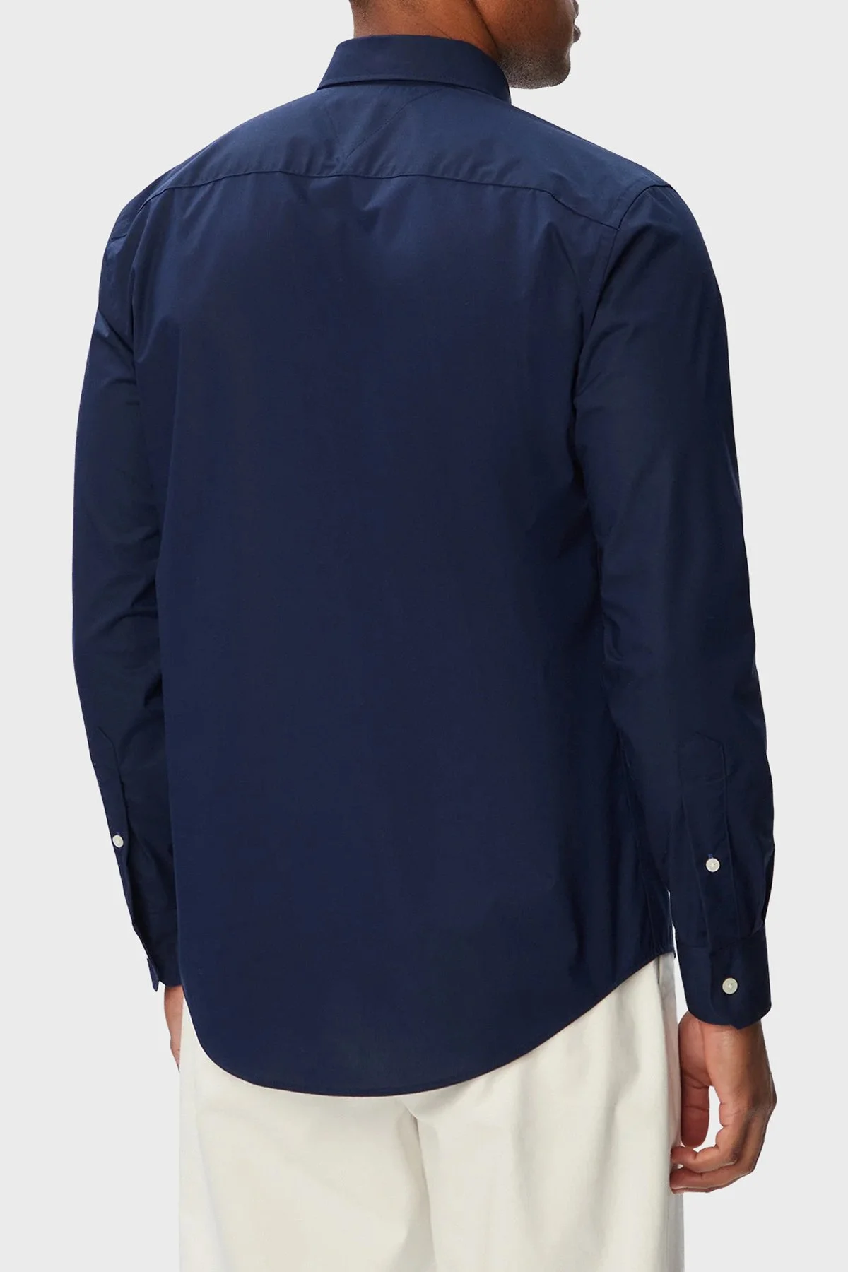 Tommy Hilfiger Regular Fit Klasik Yaka Uzun Kollu Erkek Gömlek MW0MW43429 DCC Lacivert - 3