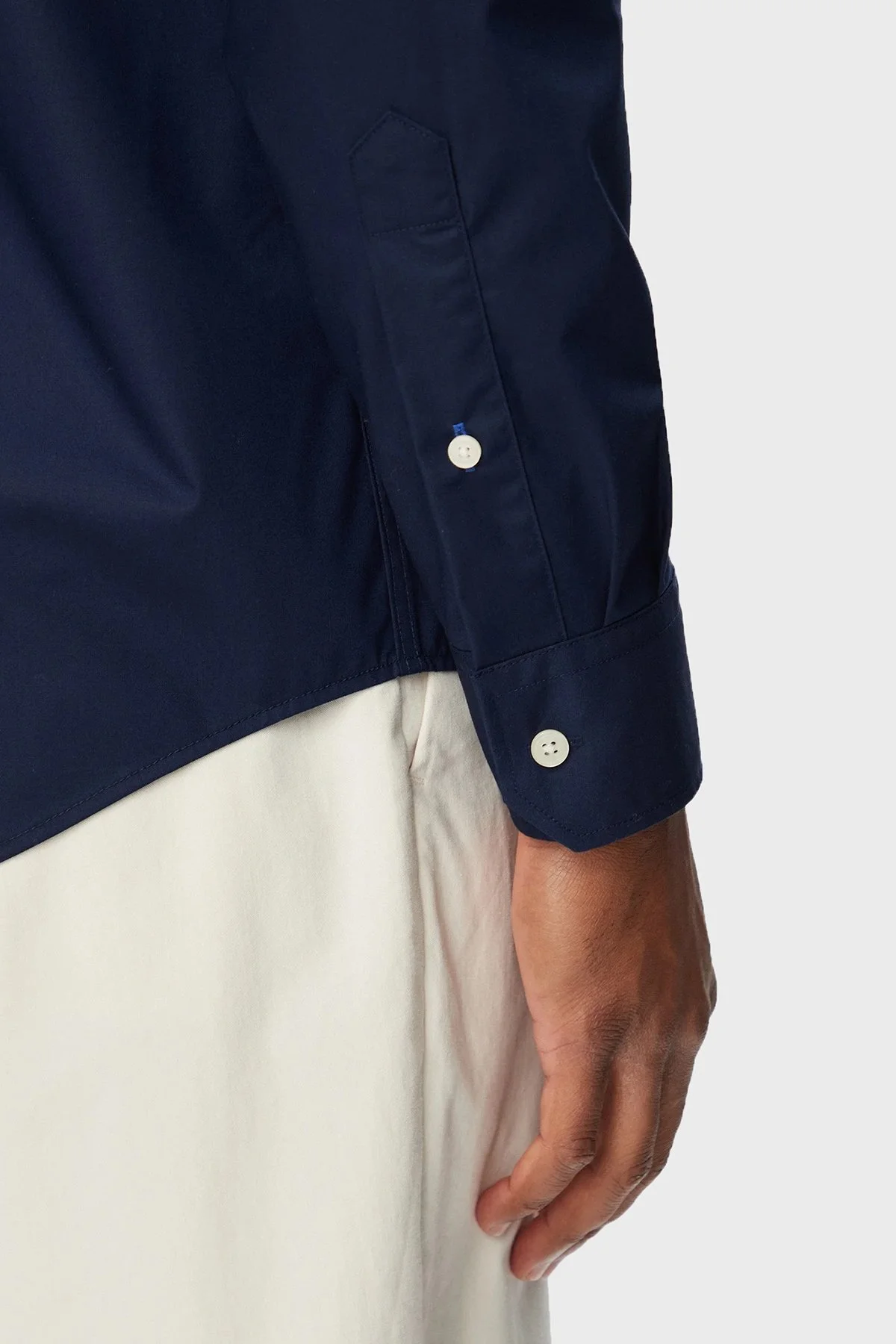 Tommy Hilfiger Regular Fit Klasik Yaka Uzun Kollu Erkek Gömlek MW0MW43429 DCC Lacivert - 5