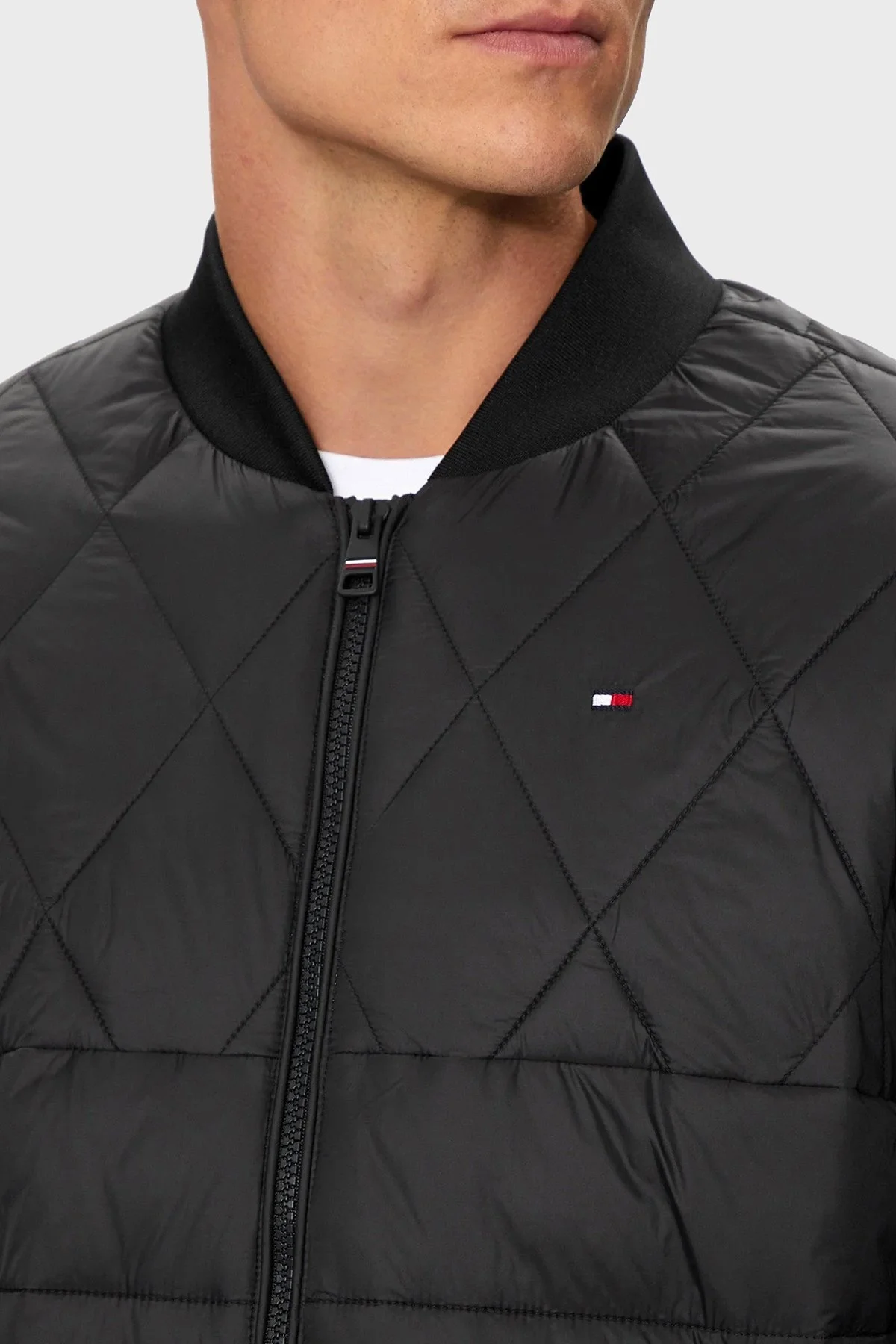 Tommy Hilfiger Regular Fit Kolej Yaka Erkek Mont MW0MW36325 BDS SİYAH - 4