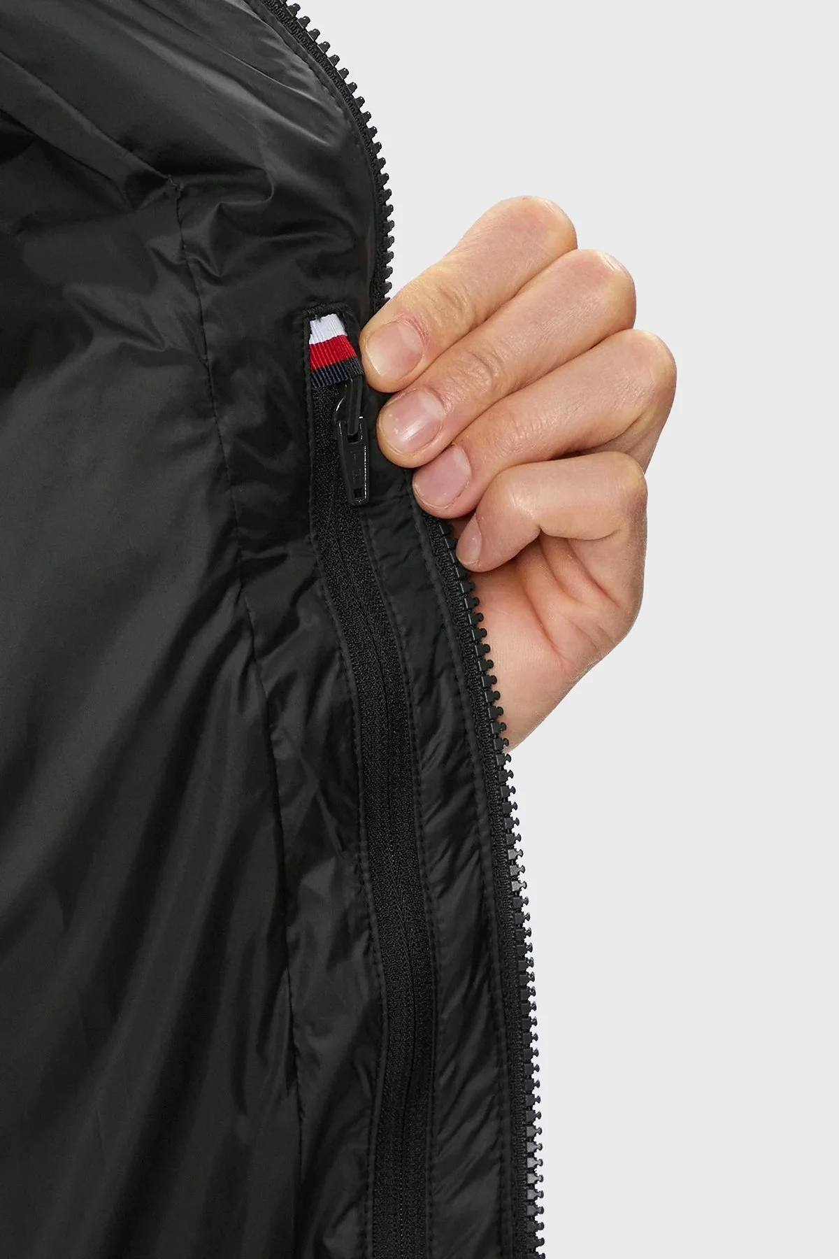 Tommy Hilfiger Regular Fit Kolej Yaka Erkek Mont MW0MW36325 BDS SİYAH - 6