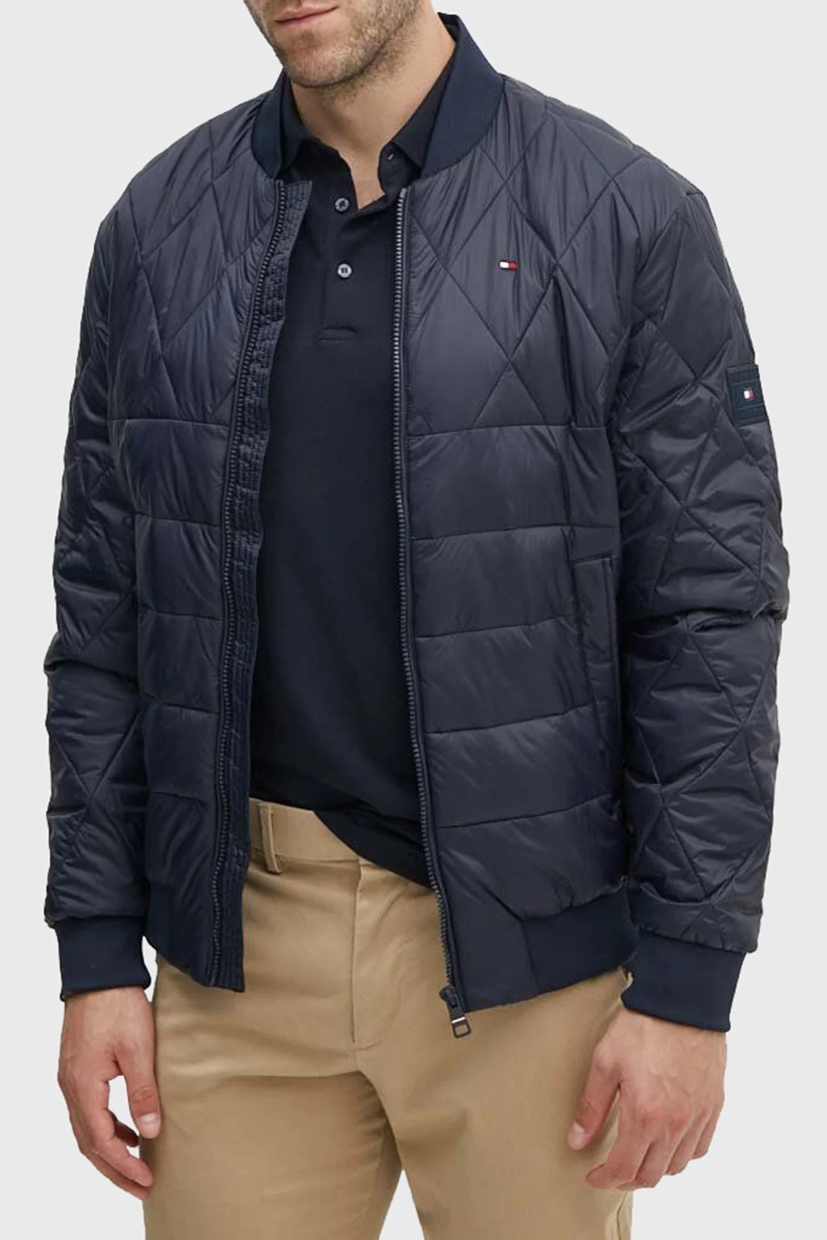 Tommy Hilfiger Regular Fit Kolej Yaka Erkek Mont MW0MW36325 DW5 LACİVERT - 1
