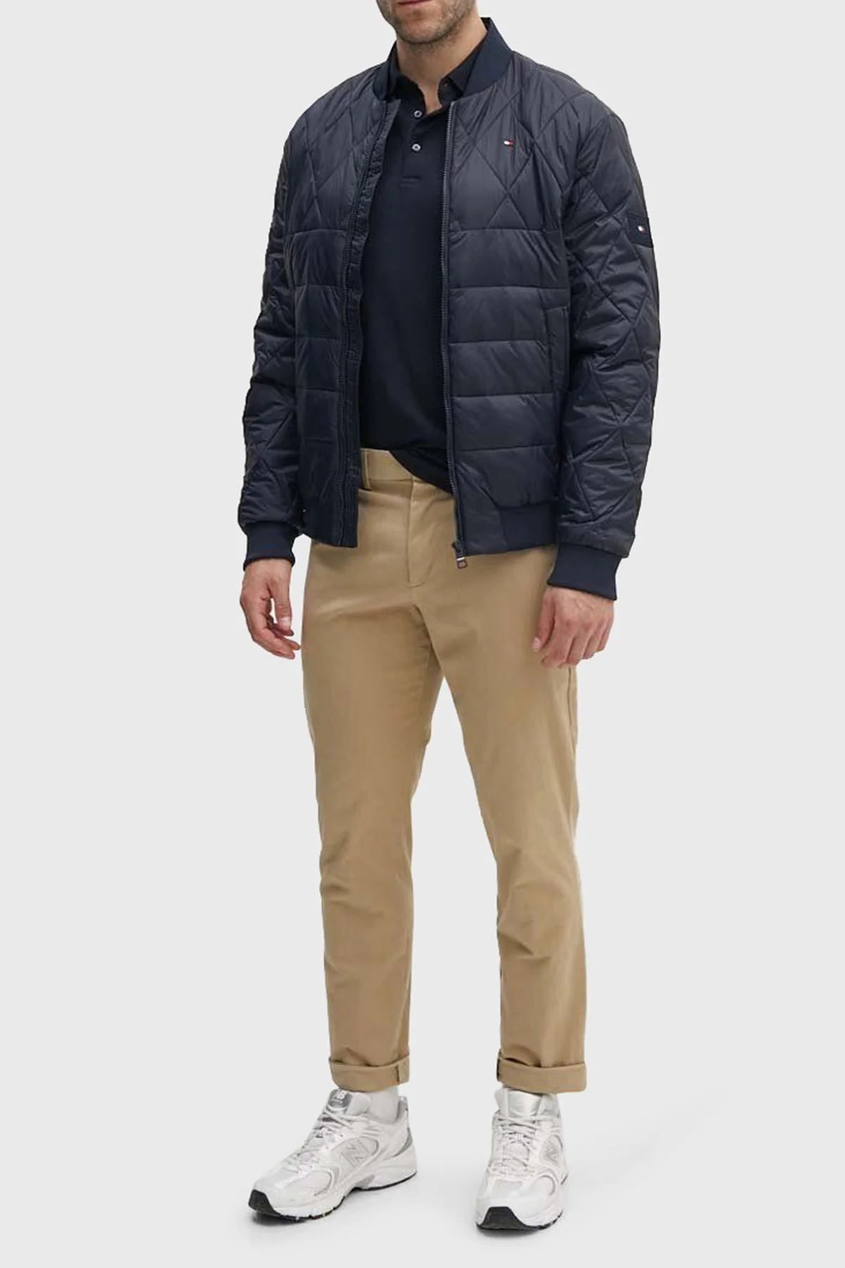 Tommy Hilfiger Regular Fit Kolej Yaka Erkek Mont MW0MW36325 DW5 LACİVERT - 2