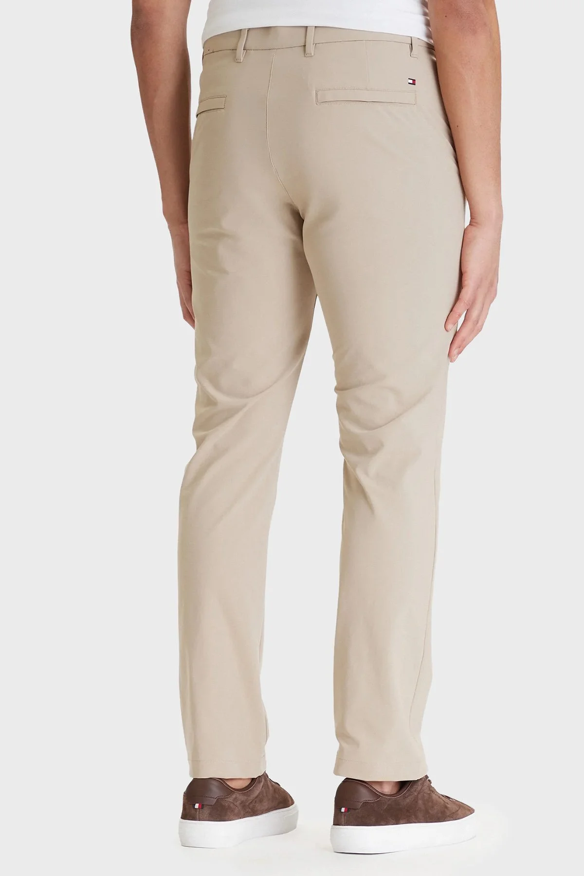 Tommy Hilfiger Regular Fit Normal Bel Düz Paça Erkek Pantolon MW0MW43408 RBT KUM - 3