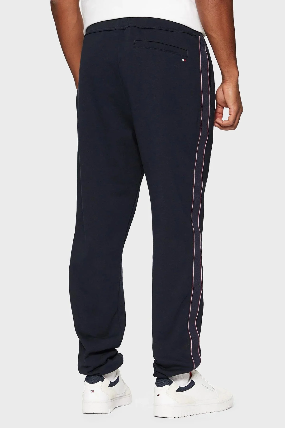 Tommy Hilfiger Regular Fit Normal Bel Ribanalı Paça Jogger Erkek Pantolon MW0MW37477 DW5 LACİVERT - 7