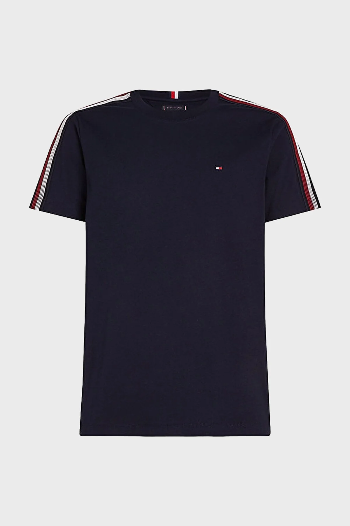 Tommy Hilfiger Regular Fit Pamuklu Erkek T Shirt MW0MW36207 DW5 LACİVERT - 5
