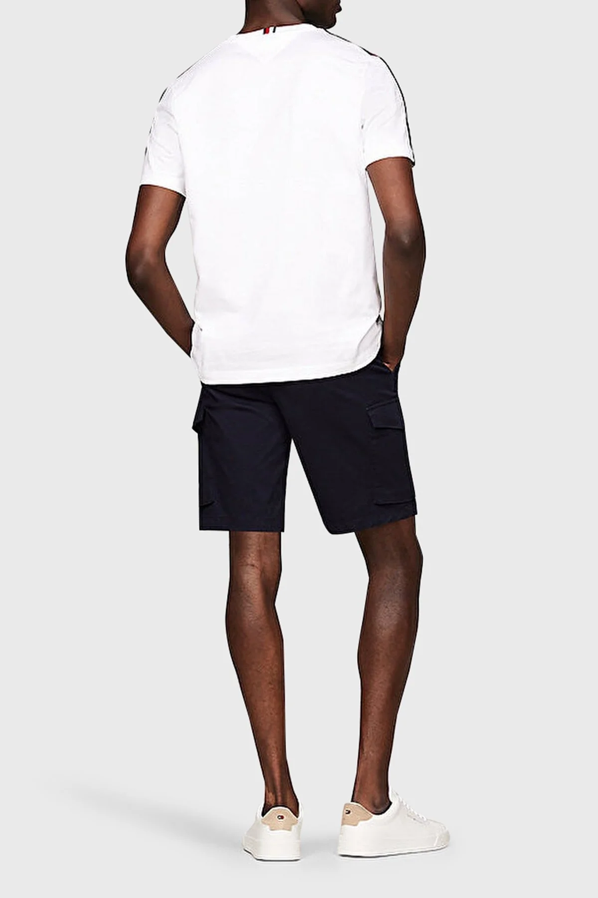 Tommy Hilfiger Regular Fit Pamuklu Erkek T Shirt MW0MW36207 YBR BEYAZ - 2