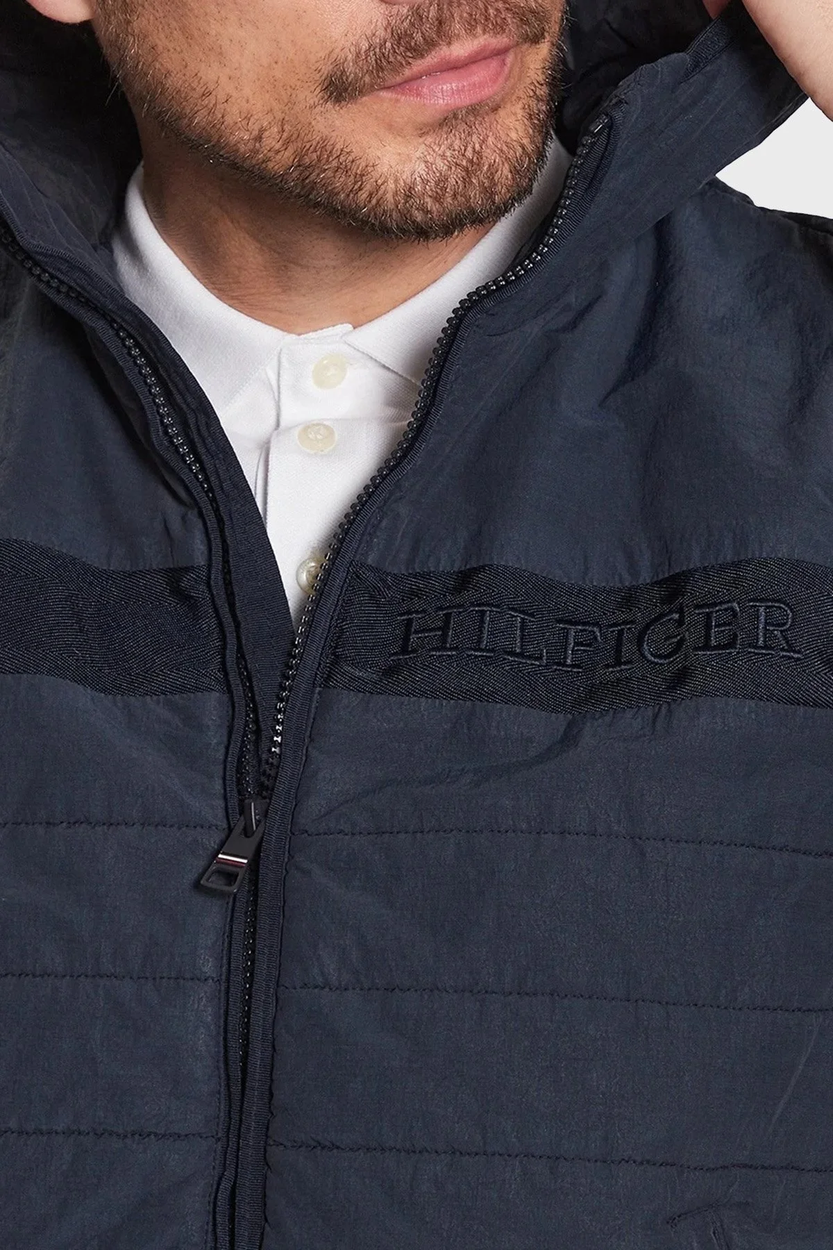 Tommy Hilfiger Regular Fit Şişme Kapitone Erkek Yelek MW0MW31637 DW5 LACİVERT - 8