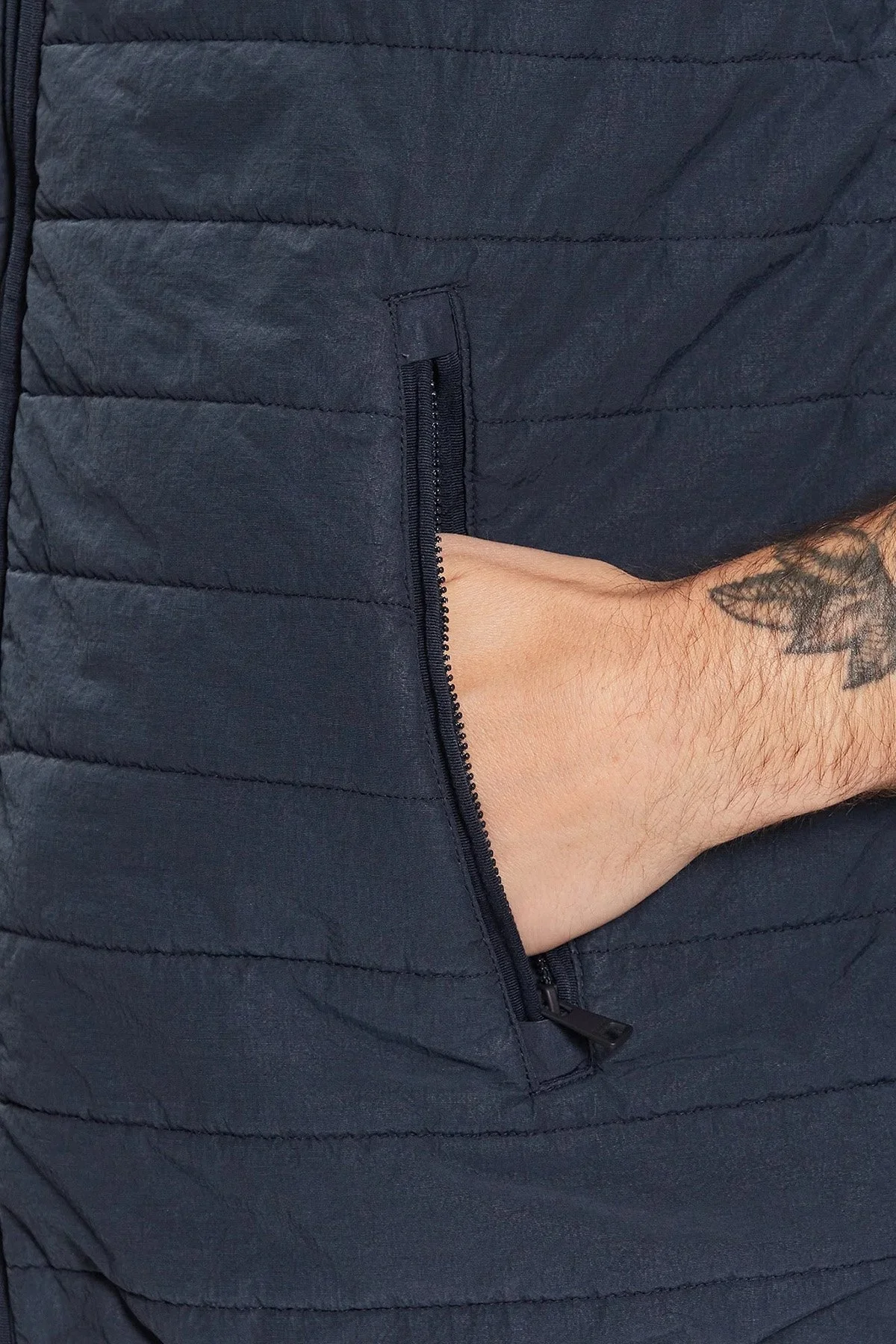 Tommy Hilfiger Regular Fit Şişme Kapitone Erkek Yelek MW0MW31637 DW5 LACİVERT - 9