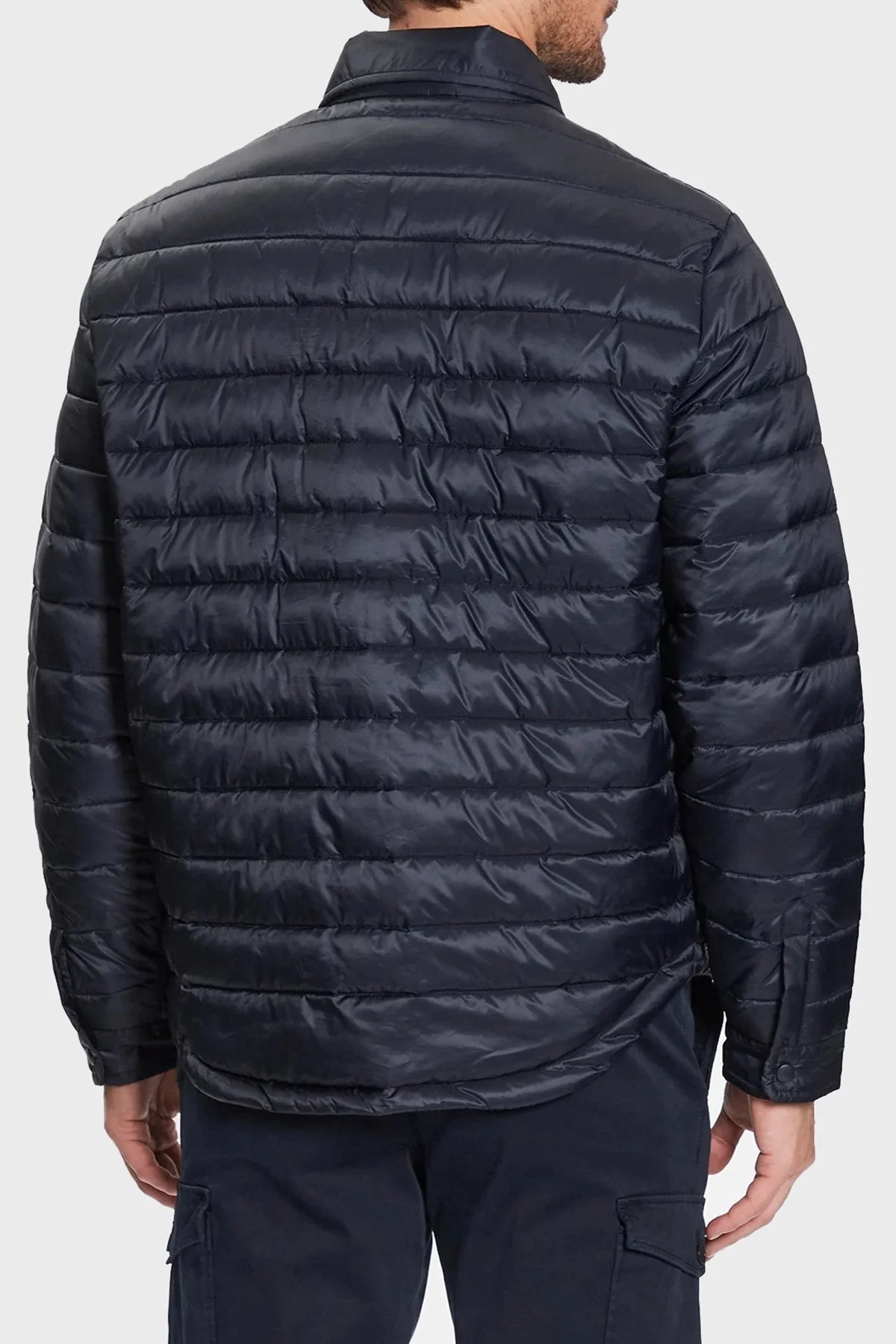 Tommy Hilfiger Regular Fit Su Geçirmez Yalıtımlı Erkek Mont MW0MW32351 DW5 LACİVERT - 2