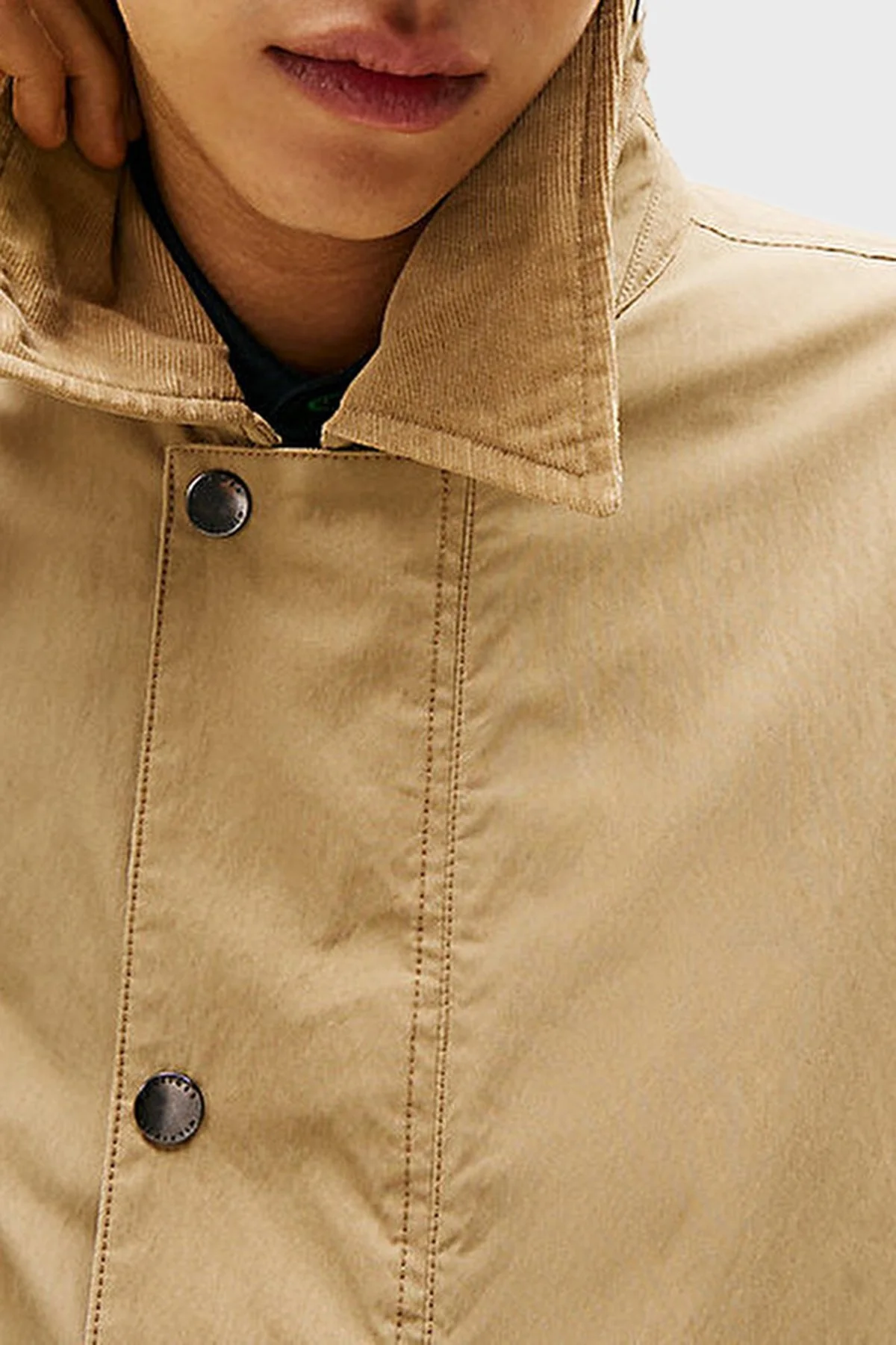 Tommy Hilfiger Regular Fit Su İtici Kadife Yaka Detaylı Erkek Ceket MW0MW39638 AEH CAMEL - 4