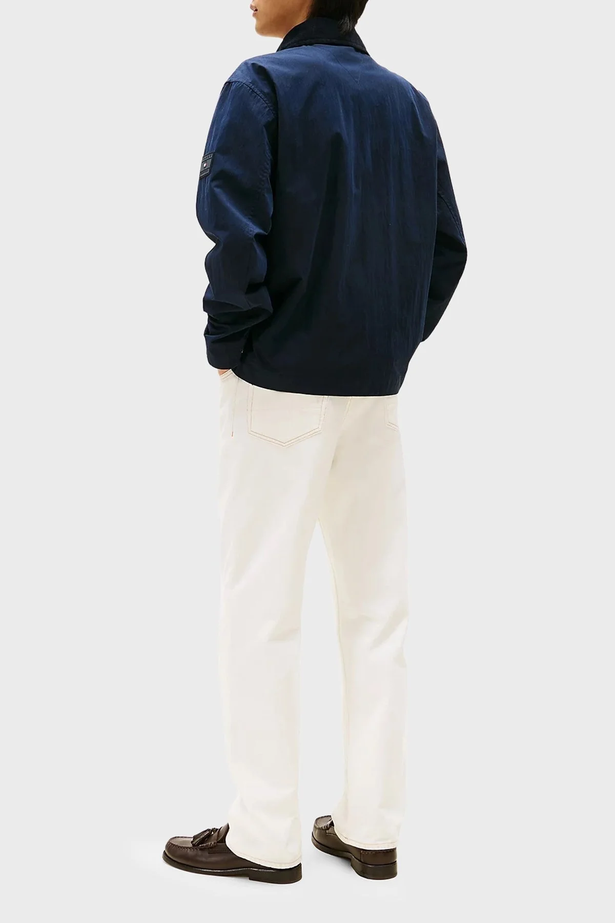 Tommy Hilfiger Regular Fit Su İtici Kadife Yaka Detaylı Erkek Ceket MW0MW39638 DW5 LACİVERT - 3