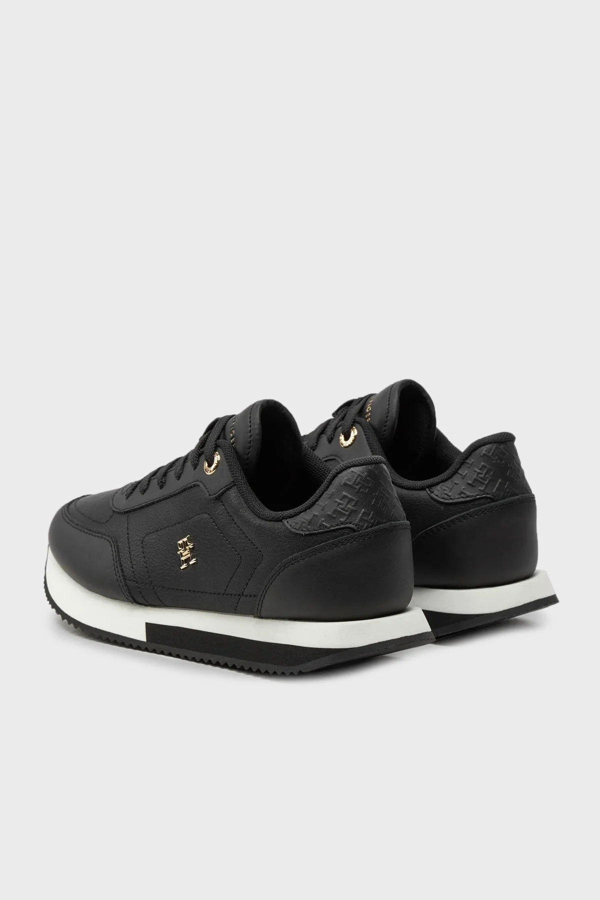 Tommy Hilfiger Runner Sneaker Bayan Ayakkabı FW0FW08285 BDS SİYAH - 3
