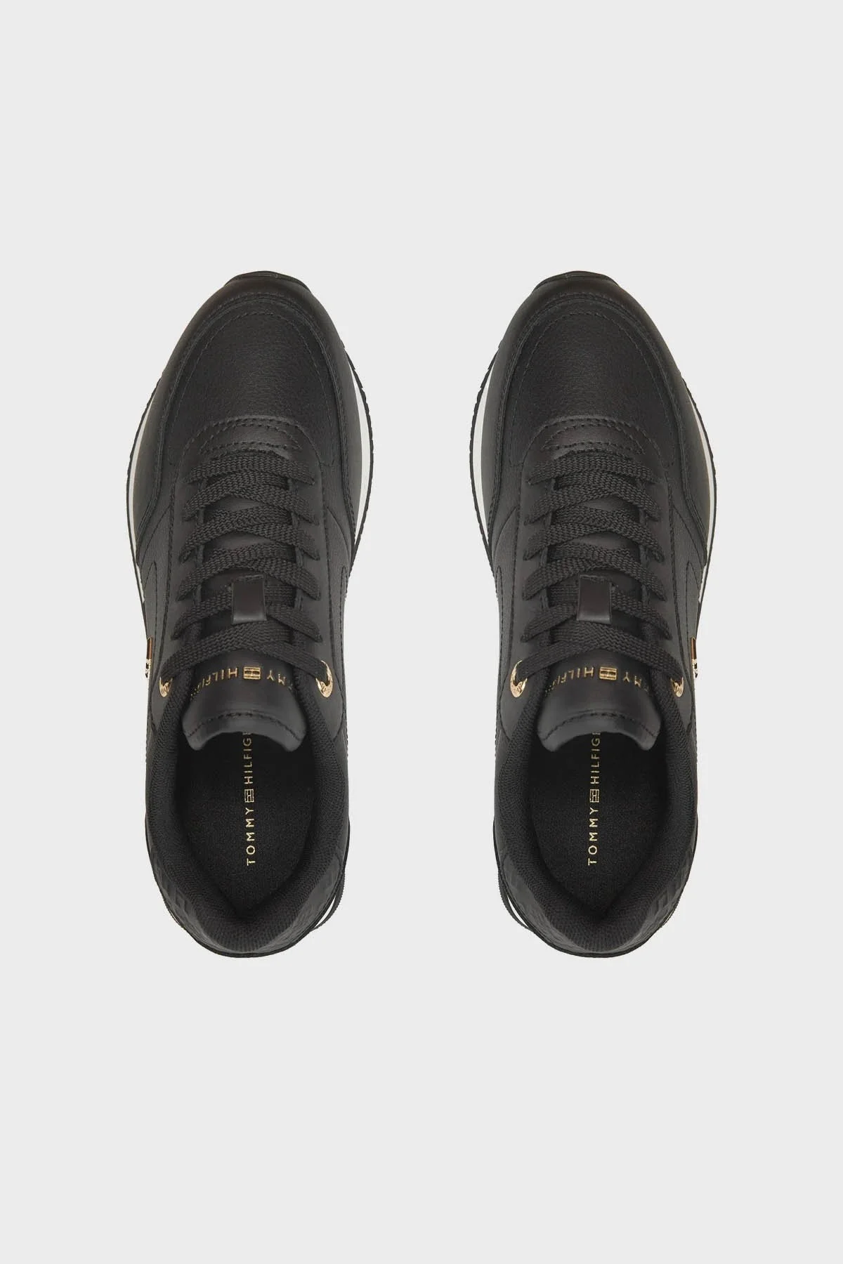 Tommy Hilfiger Runner Sneaker Bayan Ayakkabı FW0FW08285 BDS SİYAH - 4