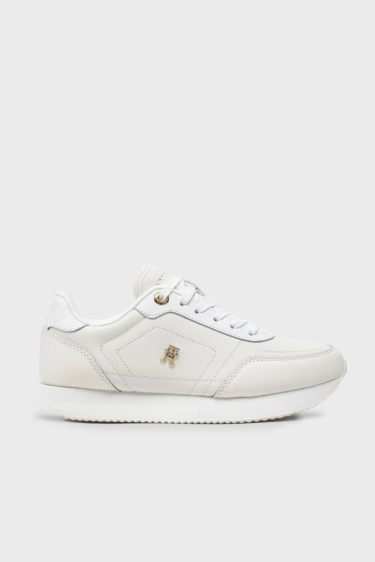 Tommy Hilfiger Runner Sneaker Bayan Ayakkabı FW0FW08285 YBS BEYAZ - 1