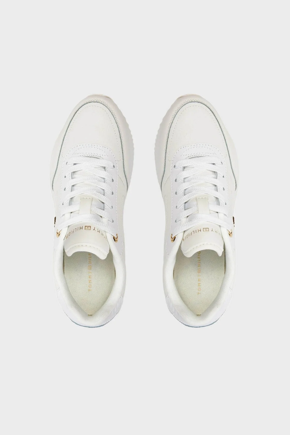 Tommy Hilfiger Runner Sneaker Bayan Ayakkabı FW0FW08285 YBS BEYAZ - 4