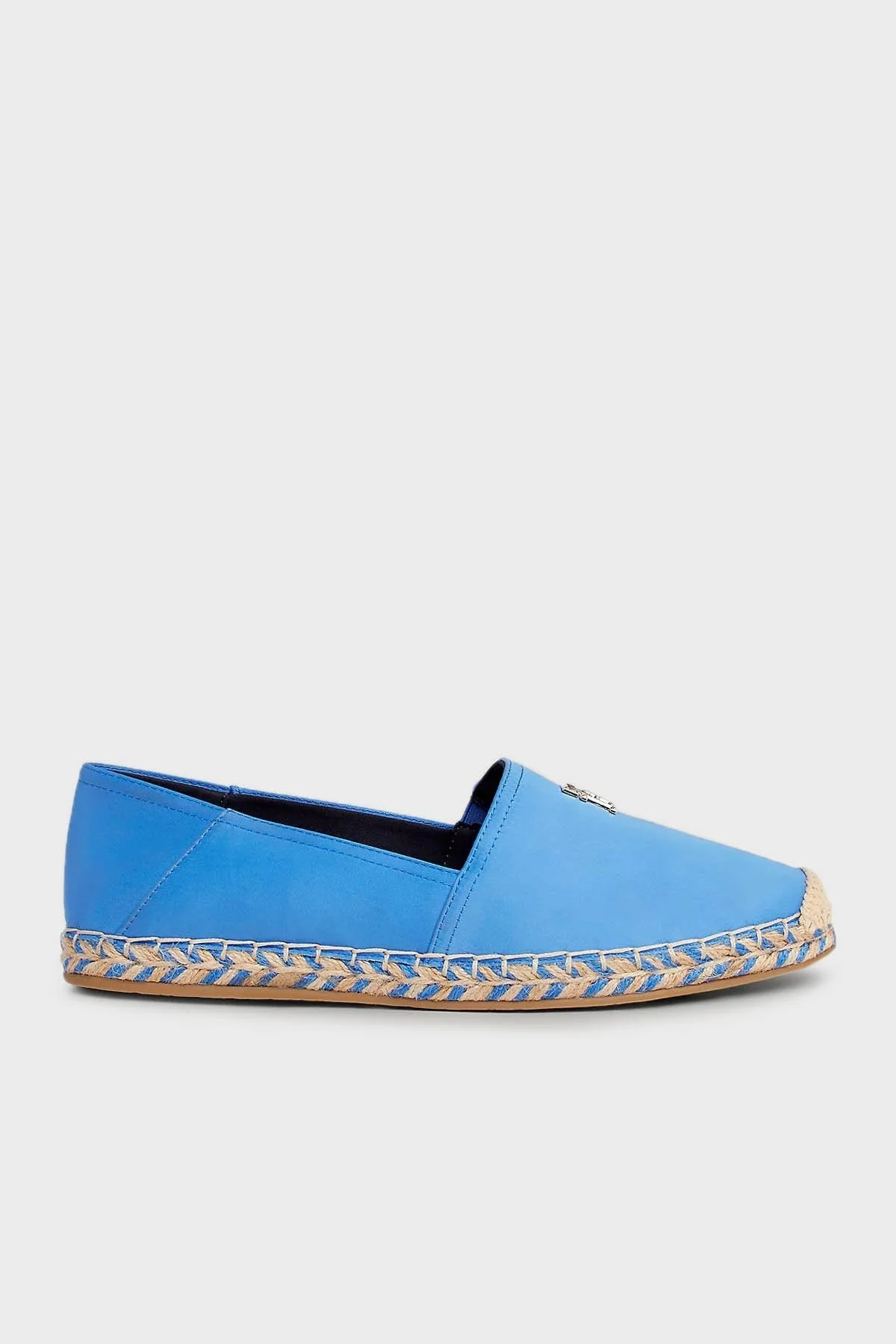 Tommy Hilfiger Saten Espadril Bayan Ayakkabı FW0FW07881 C30 MAVİ - 1