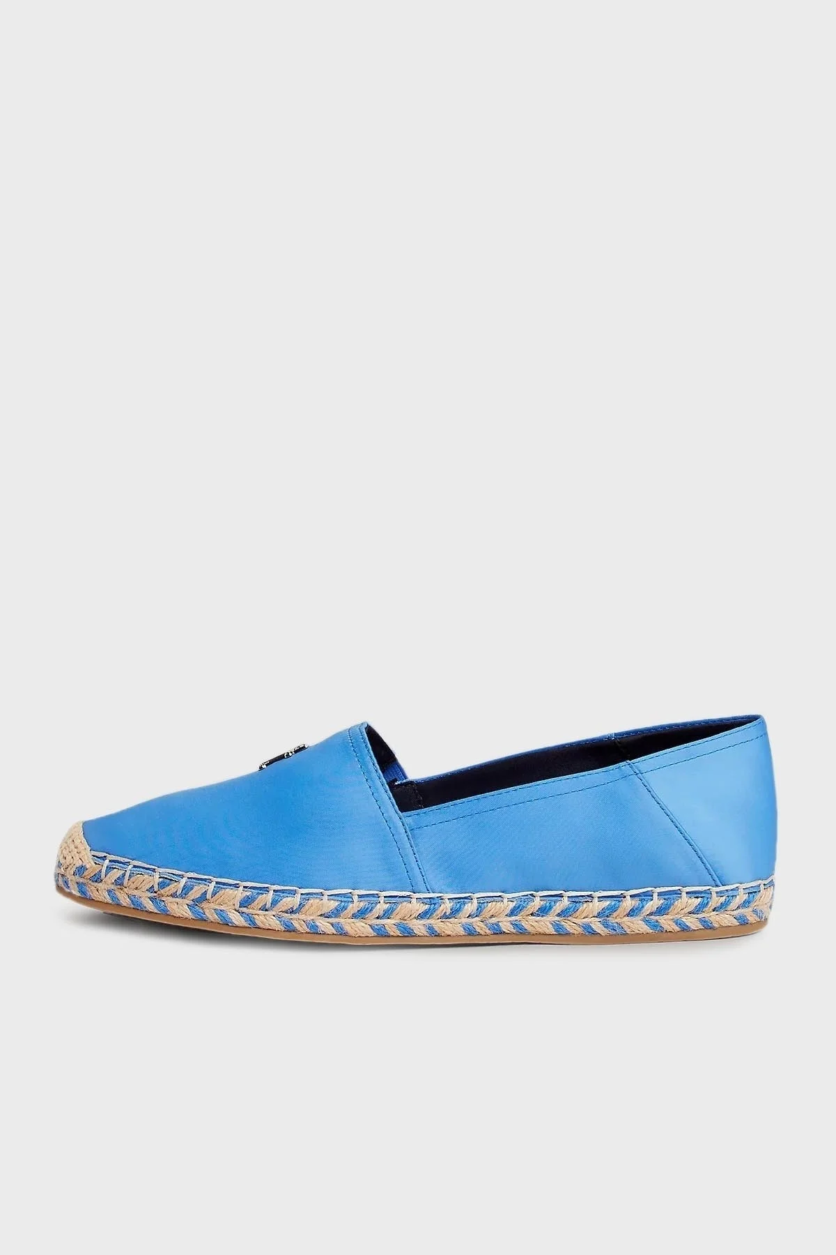 Tommy Hilfiger Saten Espadril Bayan Ayakkabı FW0FW07881 C30 MAVİ - 3