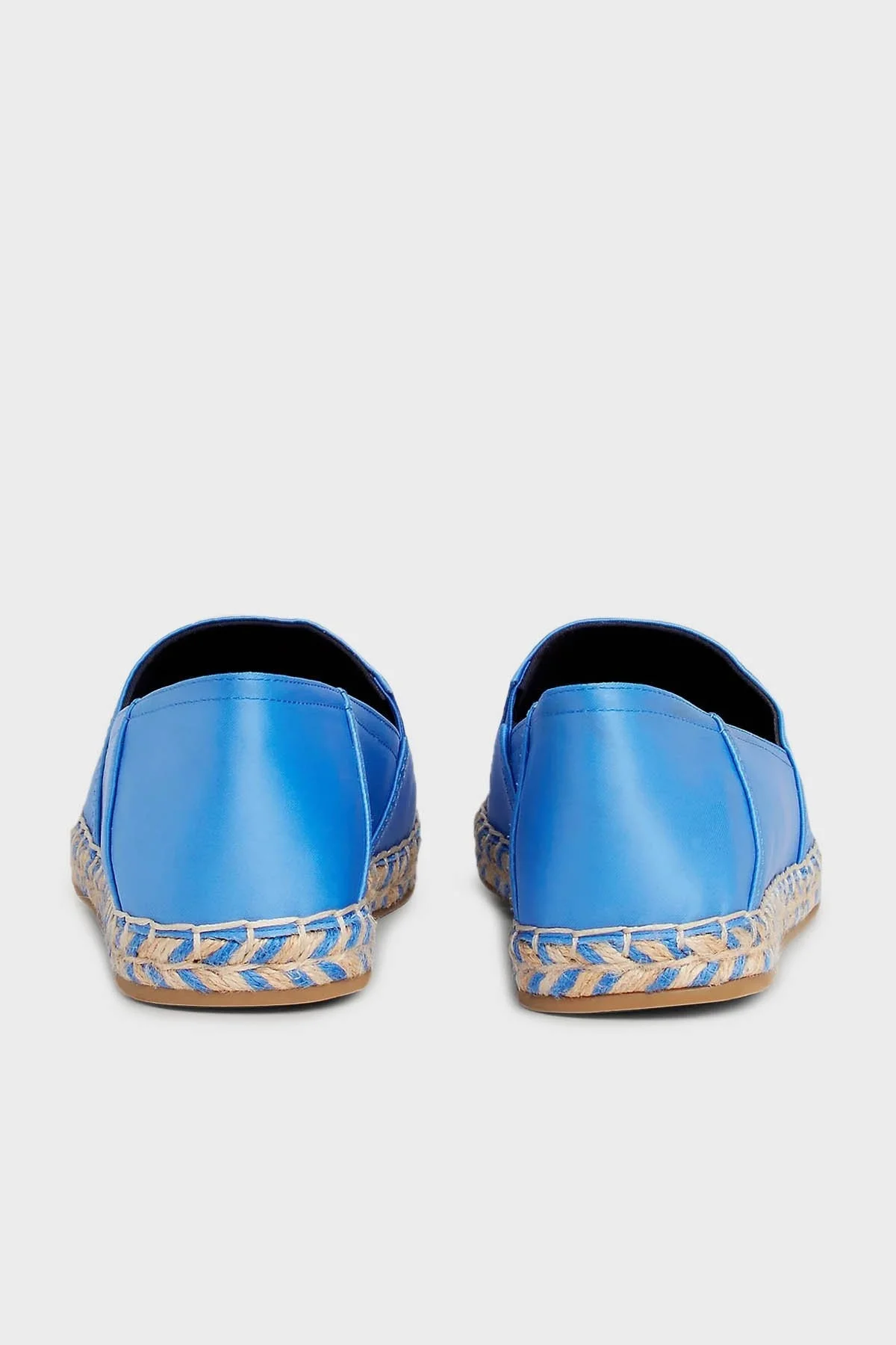 Tommy Hilfiger Saten Espadril Bayan Ayakkabı FW0FW07881 C30 MAVİ - 6