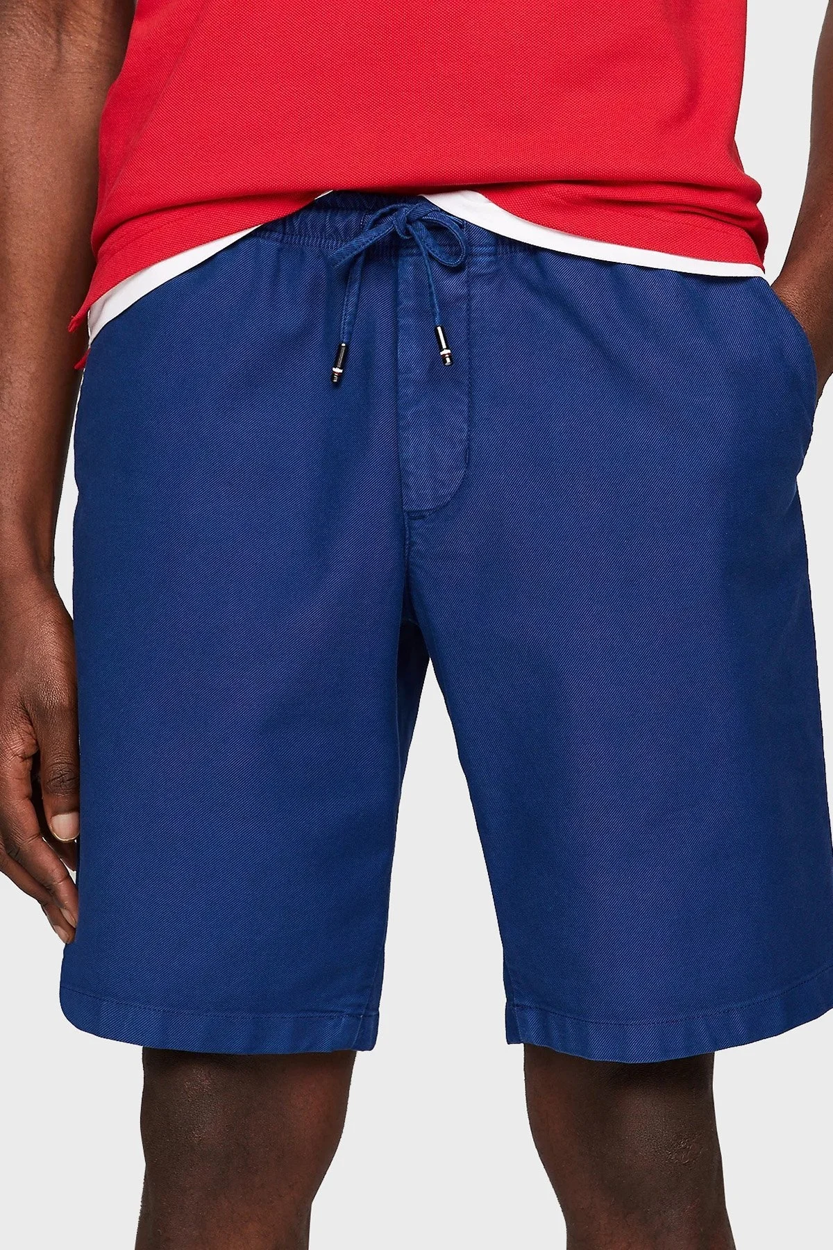 Tommy Hilfiger Skinny Fit Gabardin Chino Erkek Short MW0MW34509 C5J SAKS - 6