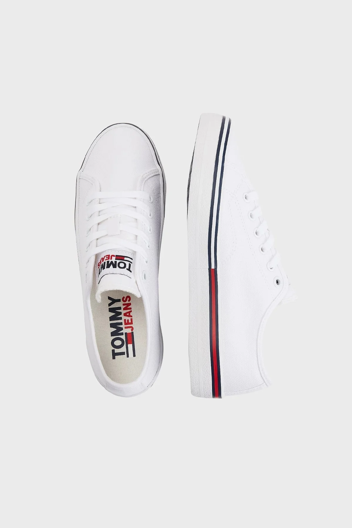 Tommy Hilfiger Sneaker Bayan Ayakkabı EN0EN01796 YBR BEYAZ - 6