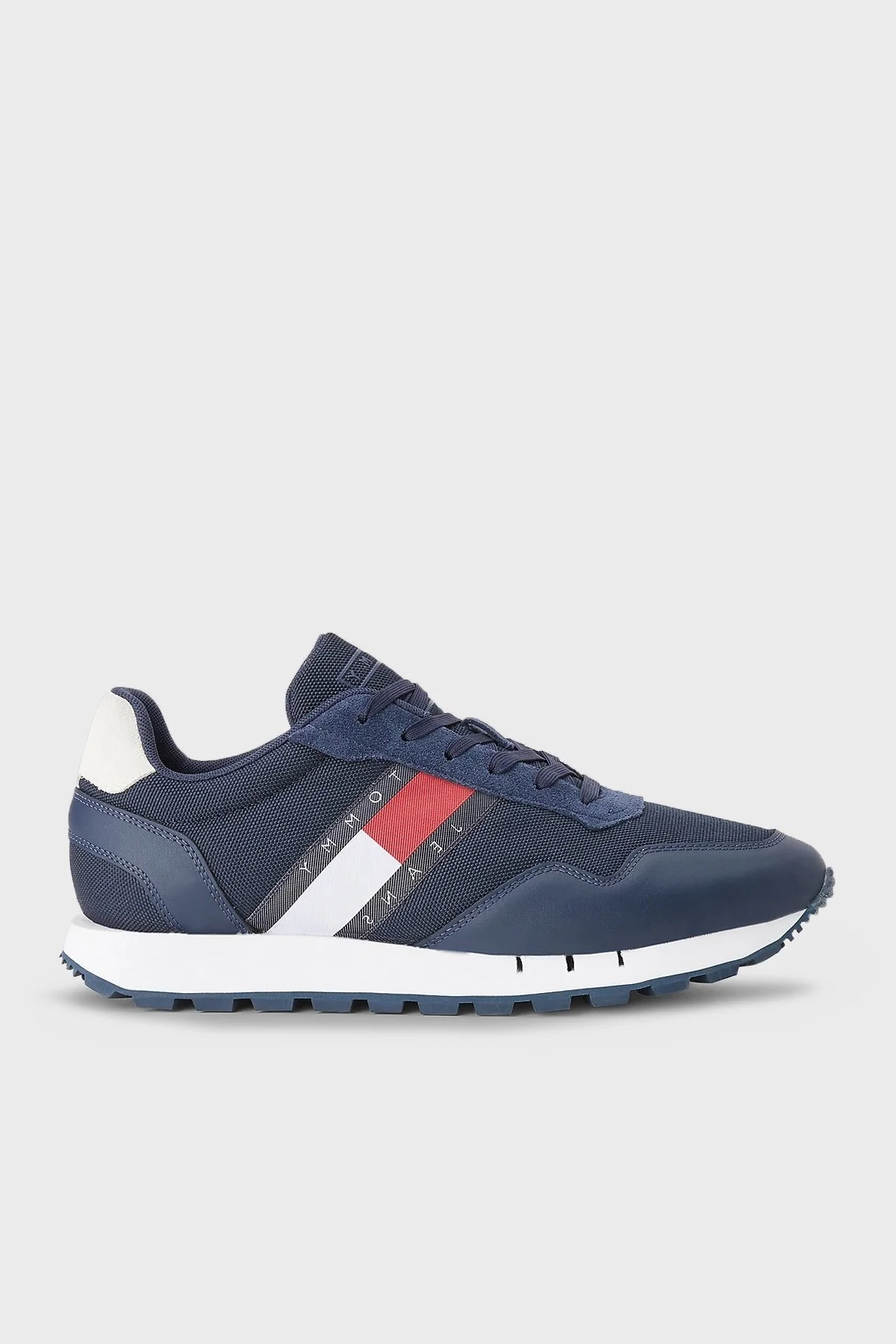 Tommy Hilfiger Sneaker Erkek Ayakkabı EM0EM01081 C87 LACİVERT-BEYAZ - 1