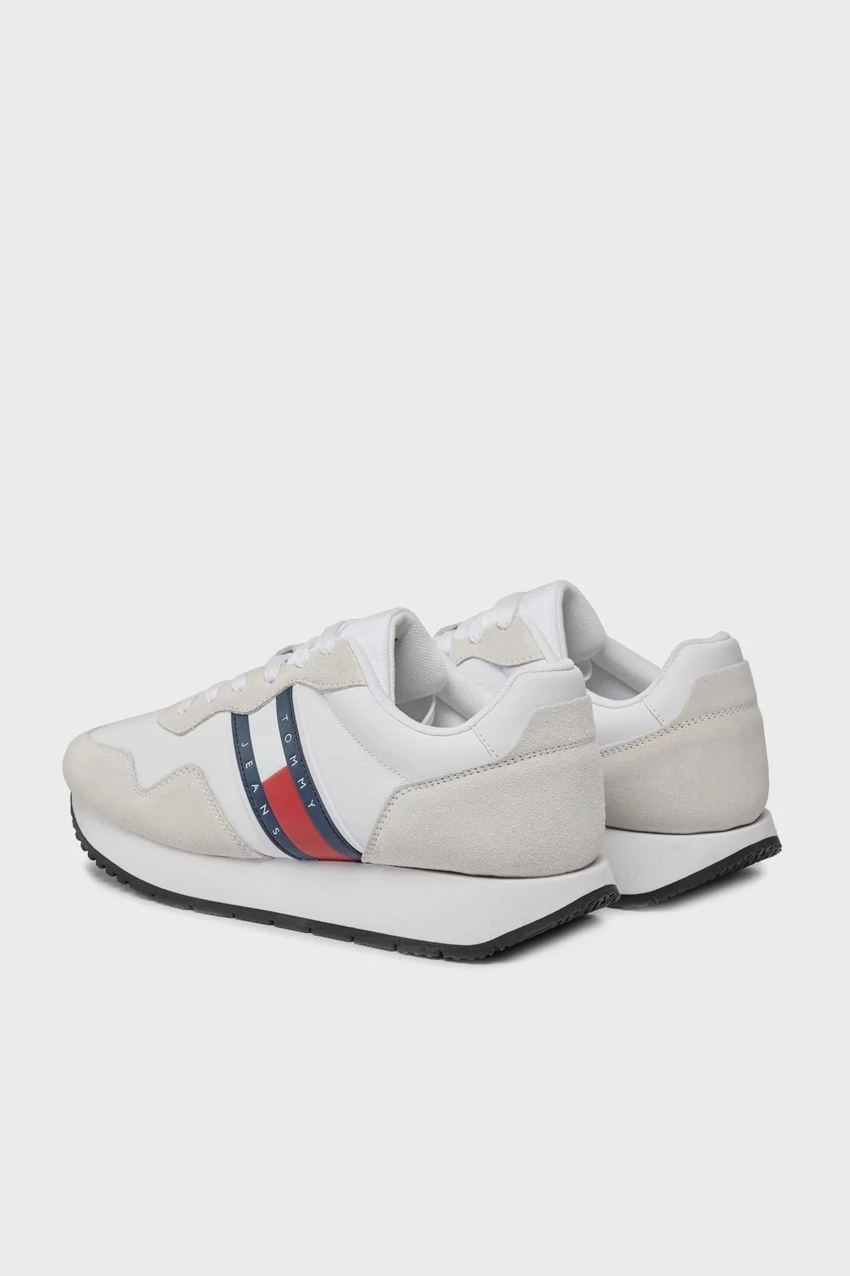 Tommy Hilfiger Sneaker Erkek Ayakkabı EM0EM01316 YBR BEYAZ - 3