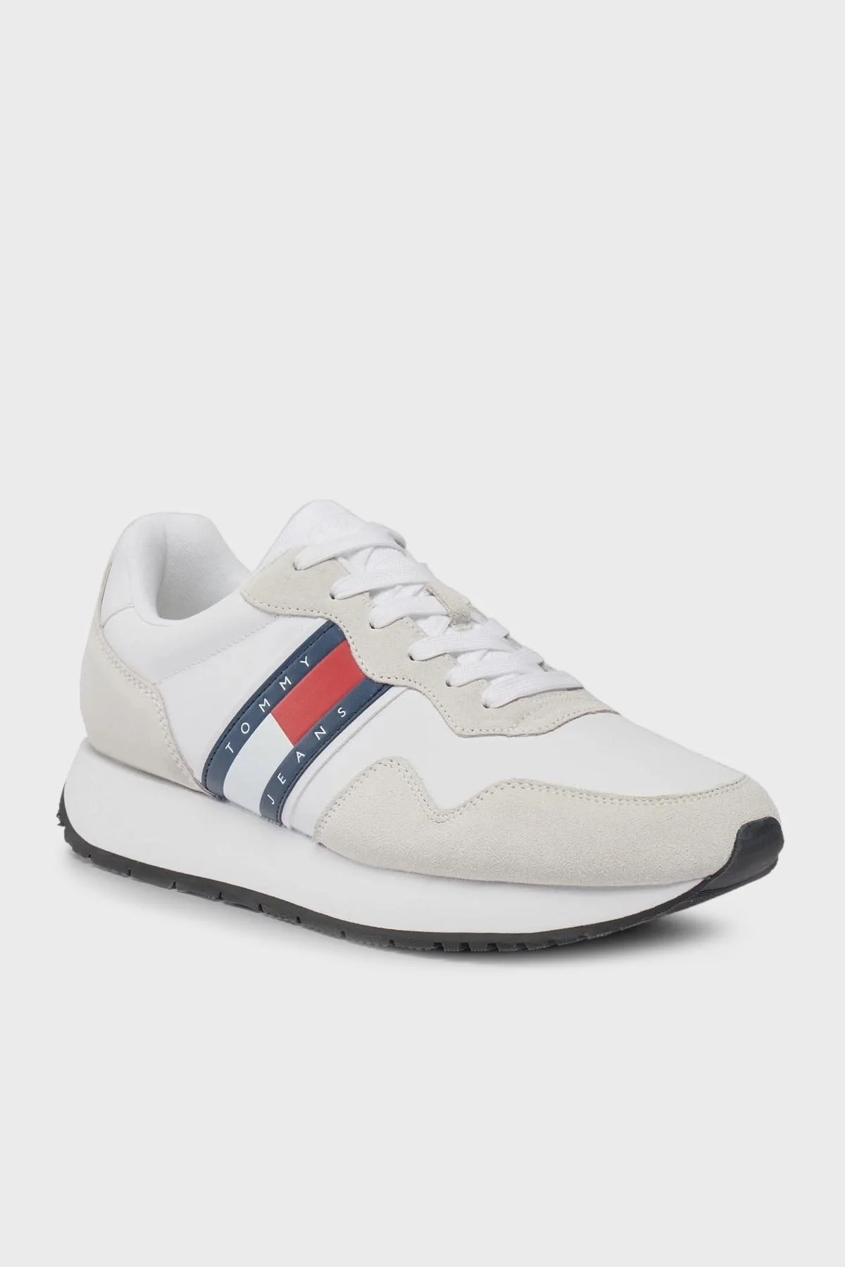 Tommy Hilfiger Sneaker Erkek Ayakkabı EM0EM01316 YBR BEYAZ - 6
