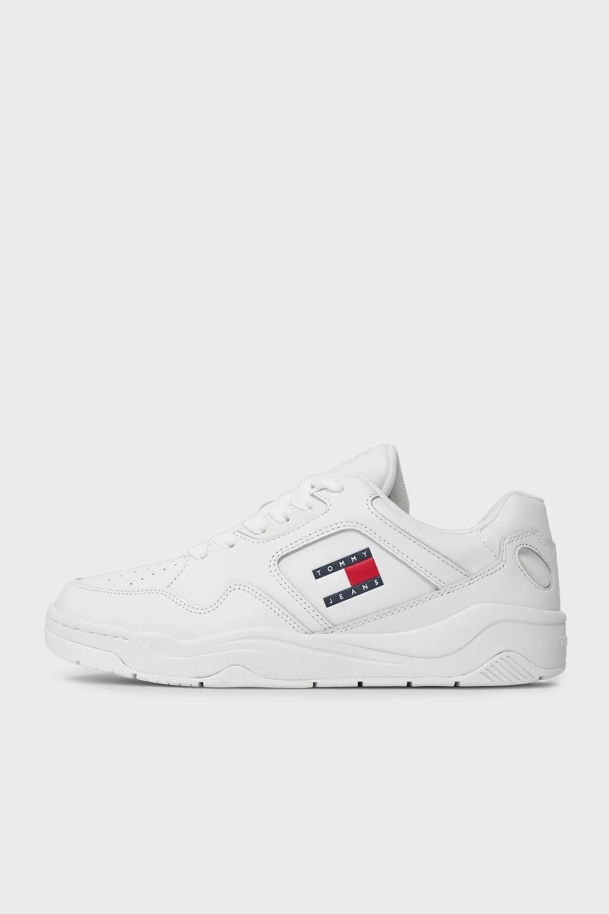 Tommy Hilfiger Sneaker Erkek Ayakkabı EM0EM01350 YBR BEYAZ - 2