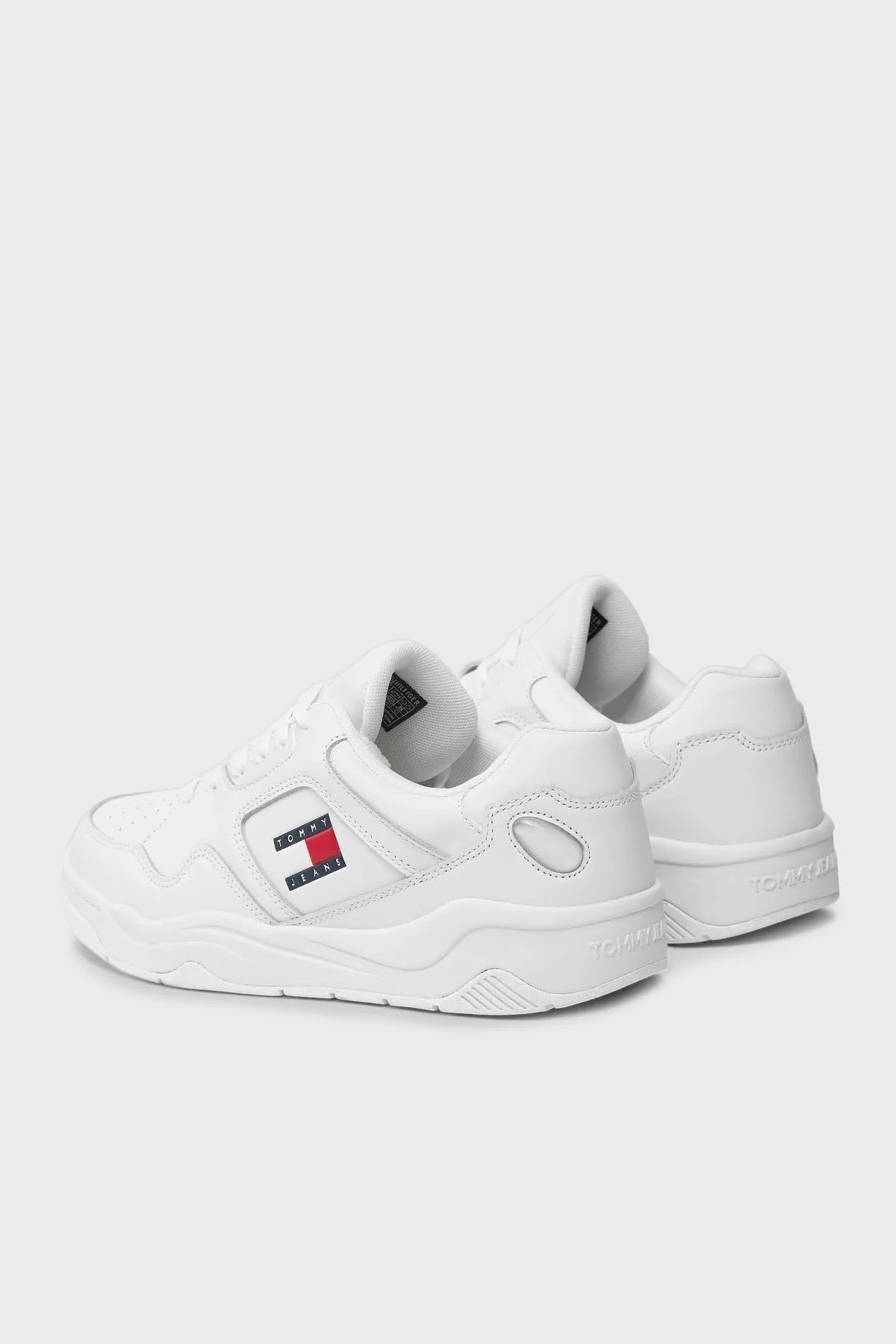 Tommy Hilfiger Sneaker Erkek Ayakkabı EM0EM01350 YBR BEYAZ - 9