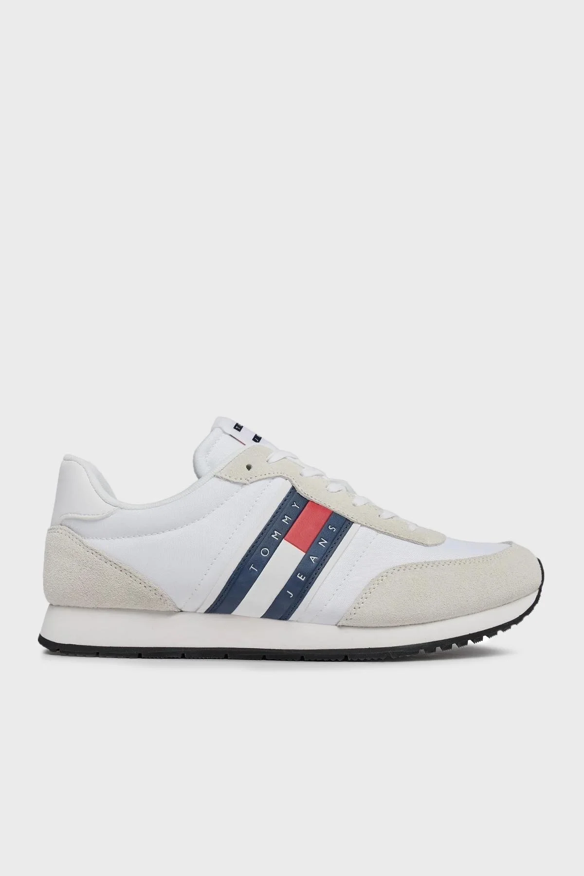 Tommy Hilfiger Sneaker Erkek Ayakkabı EM0EM01351 YBR BEYAZ - 1