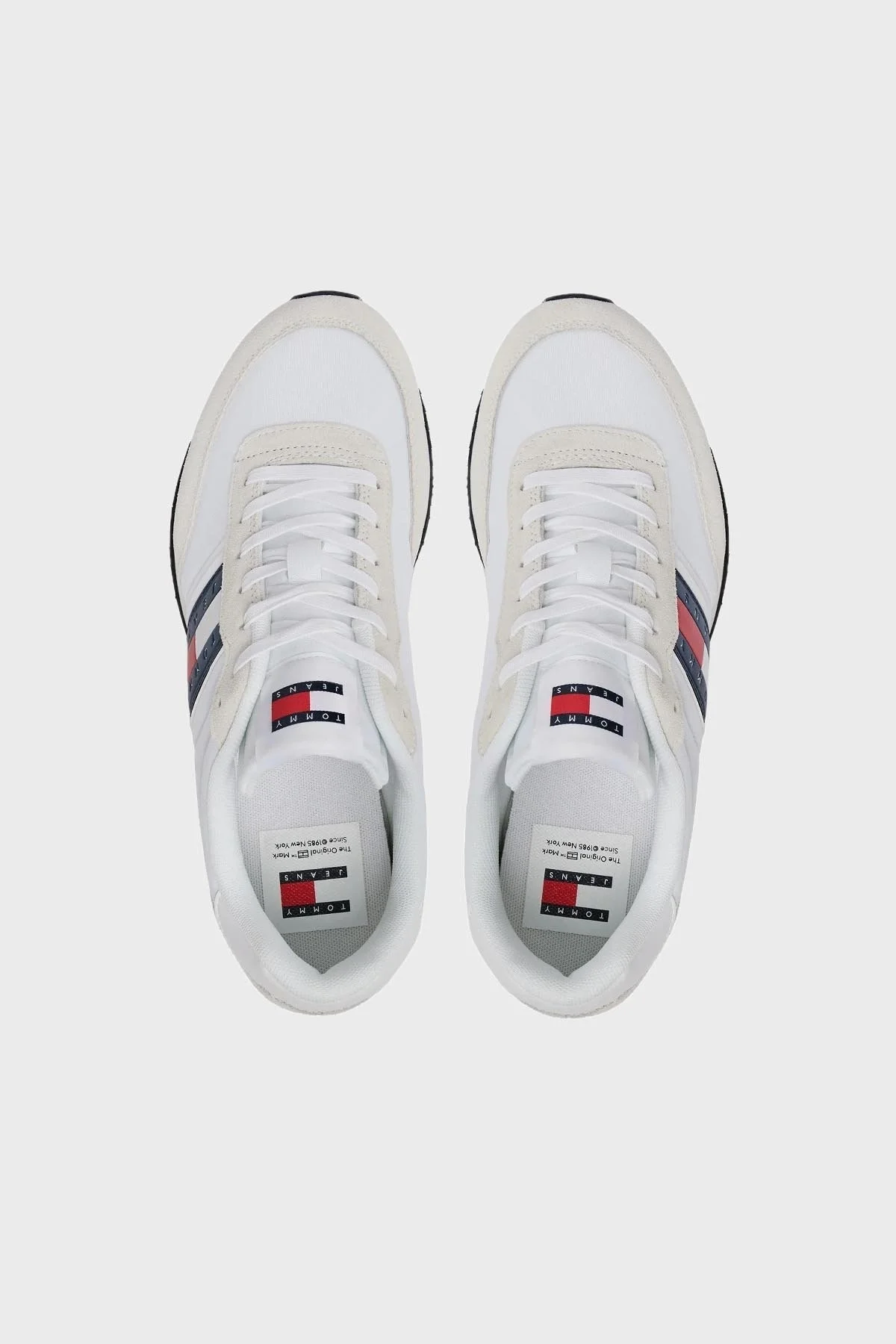 Tommy Hilfiger Sneaker Erkek Ayakkabı EM0EM01351 YBR BEYAZ - 5