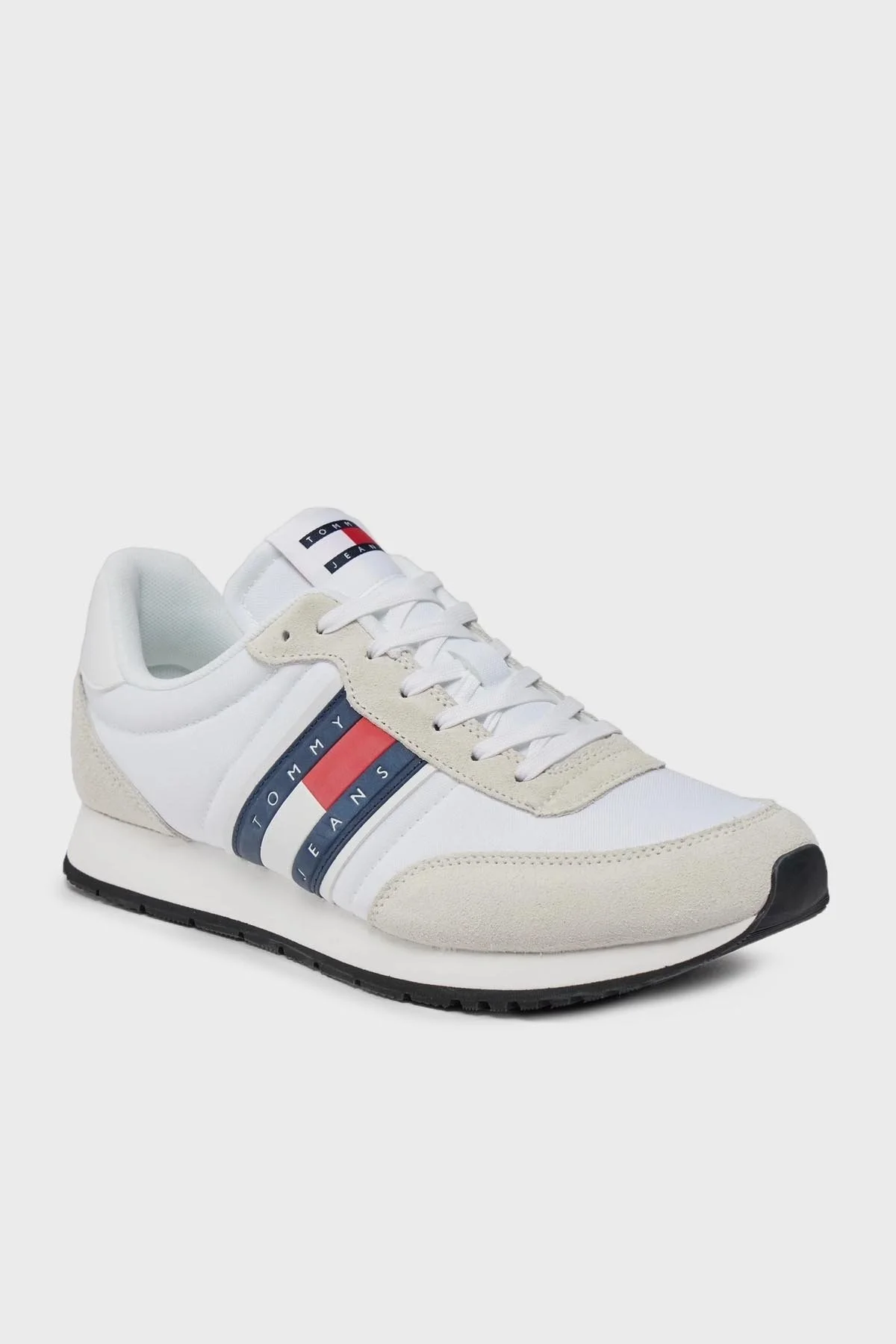 Tommy Hilfiger Sneaker Erkek Ayakkabı EM0EM01351 YBR BEYAZ - 6