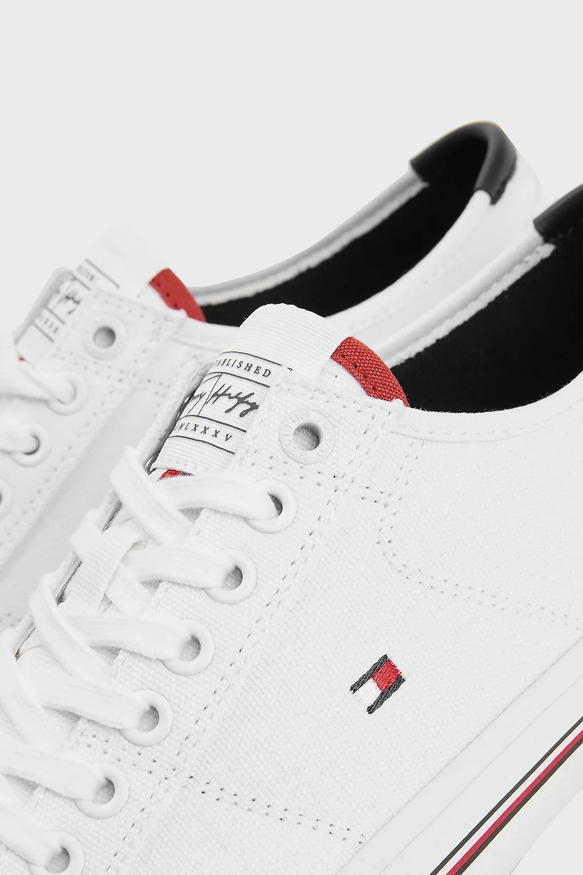 Tommy Hilfiger Sneaker Erkek Ayakkabı FM0FM04000 YBR BEYAZ - 3