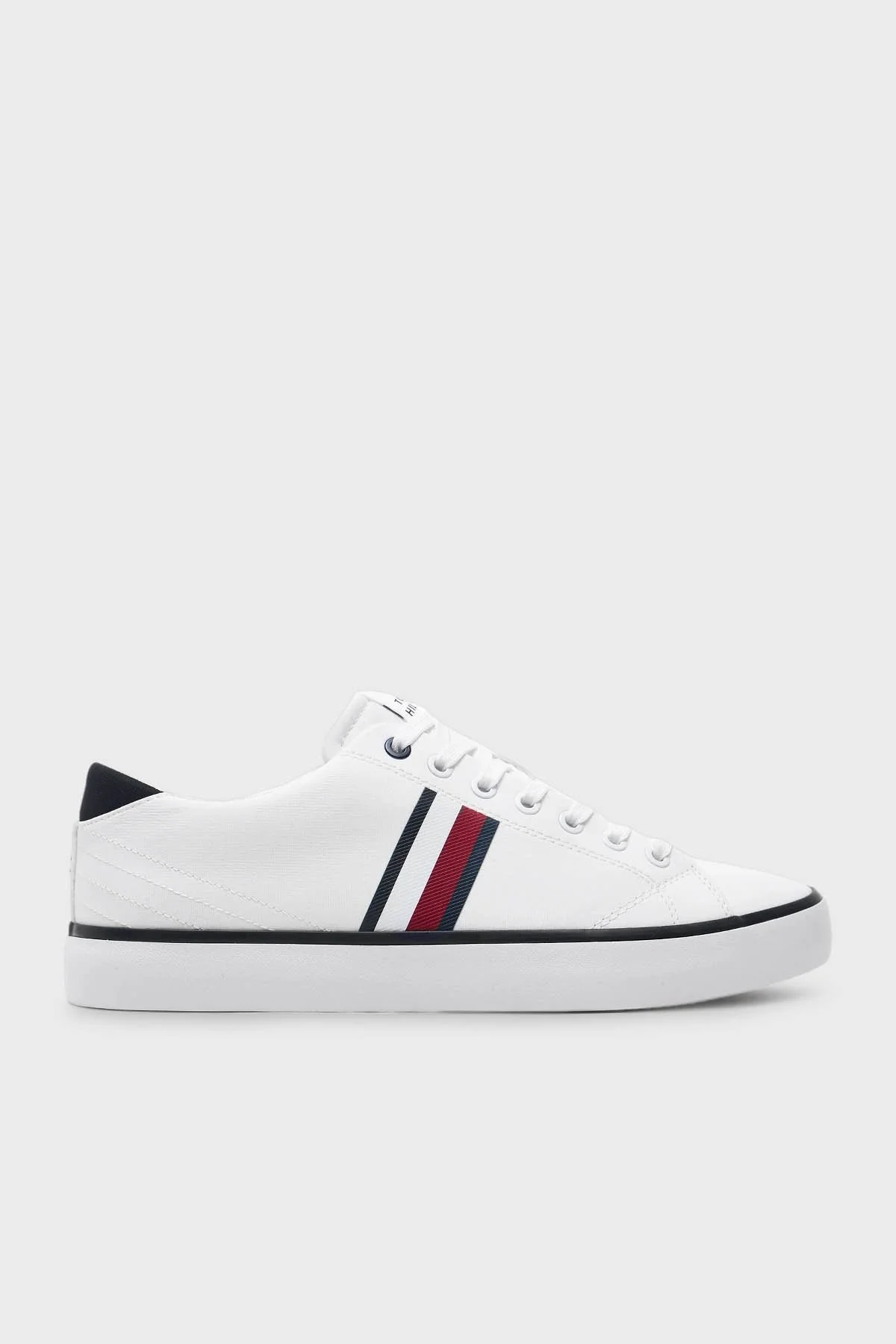 Tommy Hilfiger Sneaker Erkek Ayakkabı FM0FM04946 YBS BEYAZ - 1