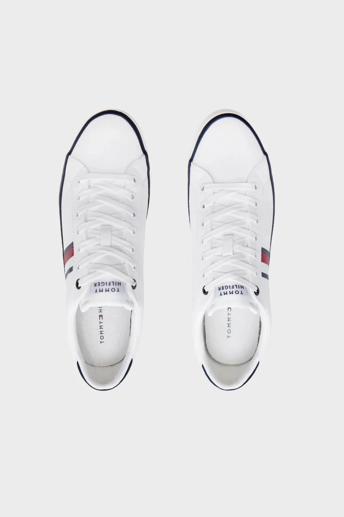 Tommy Hilfiger Sneaker Erkek Ayakkabı FM0FM04946 YBS BEYAZ - 5