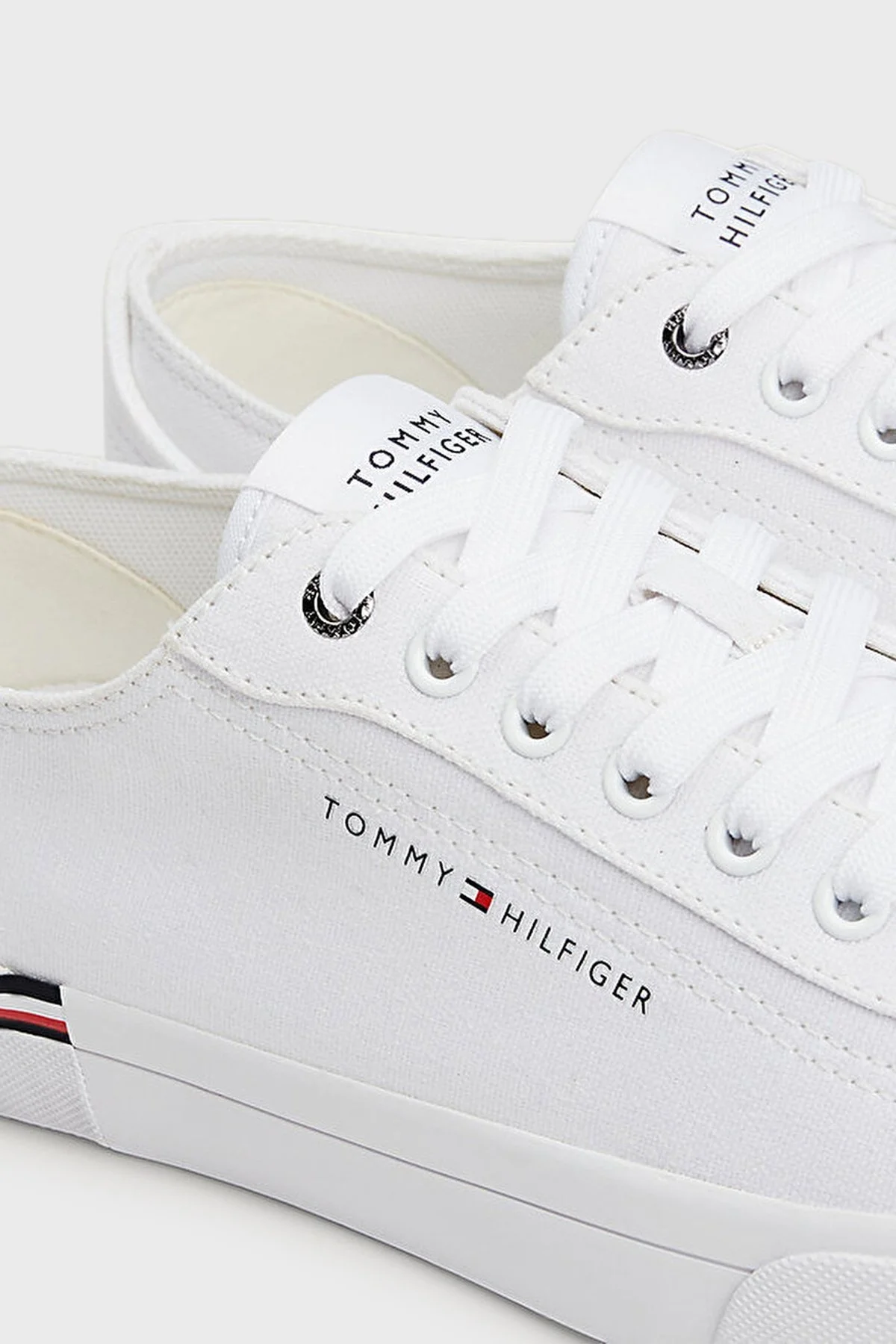 Tommy Hilfiger Sneaker Erkek Ayakkabı FM0FM04954 YBS BEYAZ - 4