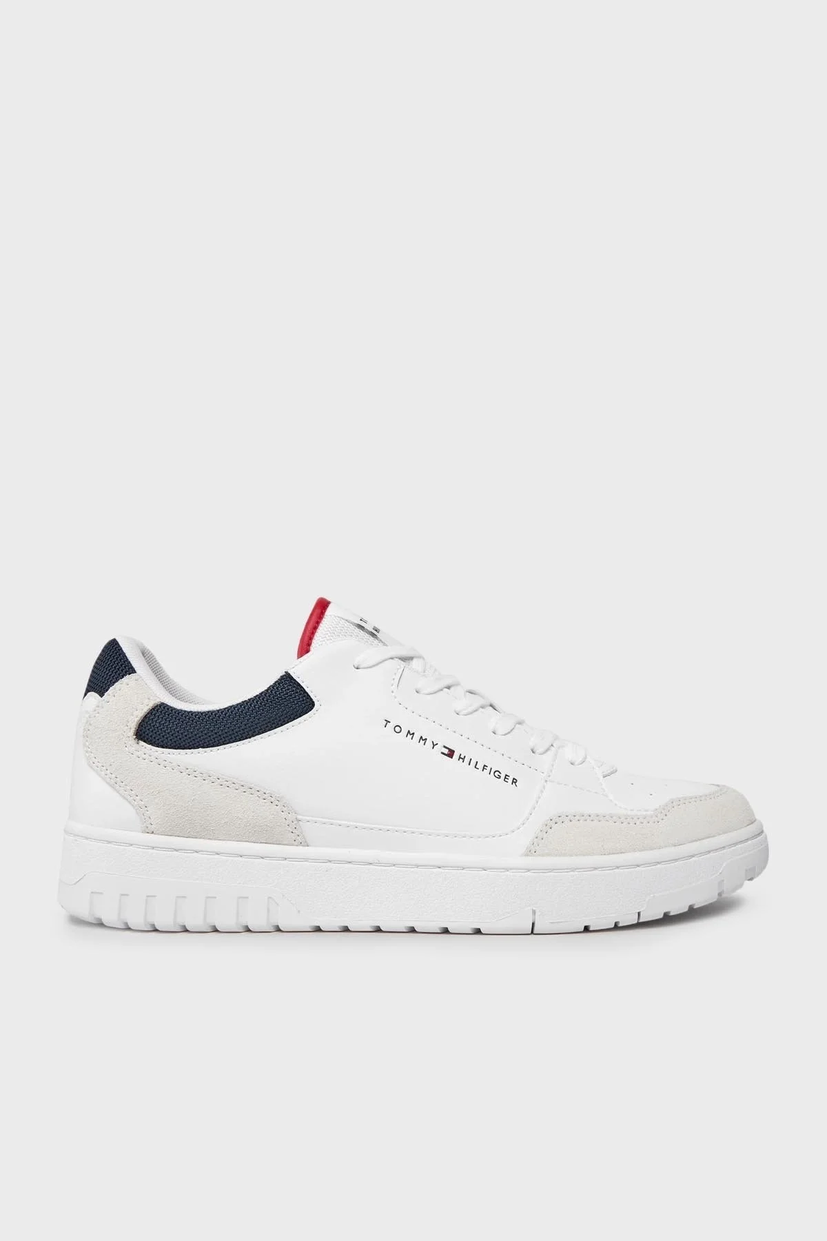 Tommy Hilfiger Sneaker Erkek Ayakkabı FM0FM05058 YBS BEYAZ - 1