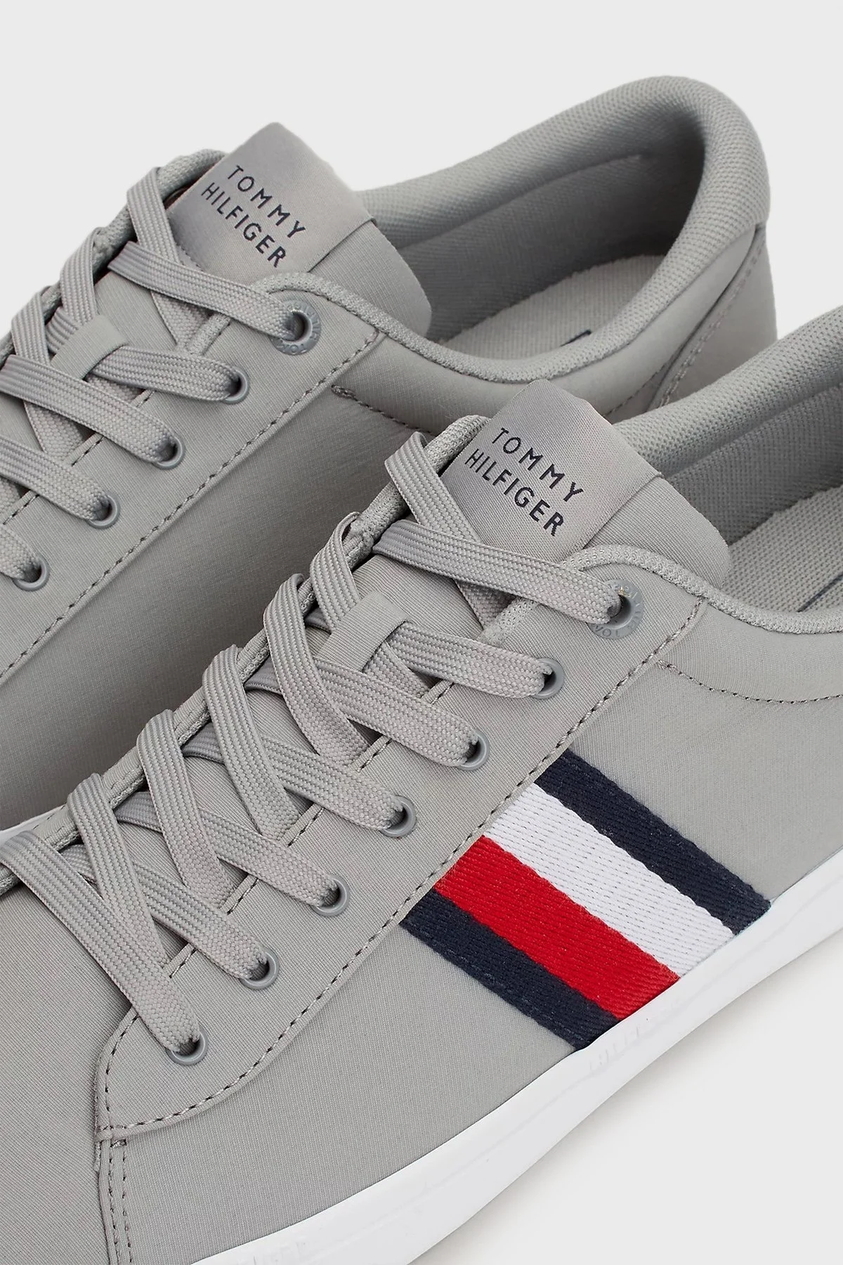 Tommy Hilfiger Sneaker Erkek Ayakkabı FM0FM05072 PRT GRİ - 5