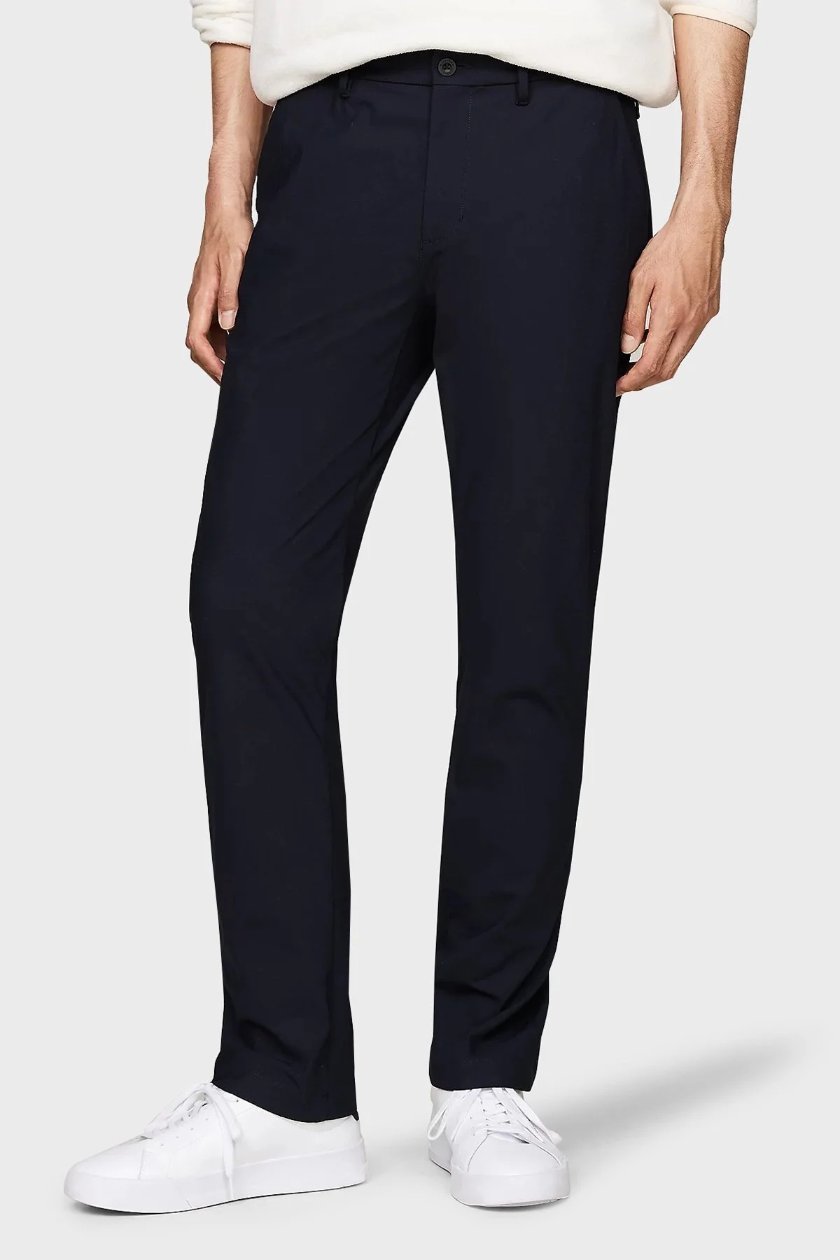 Tommy Hilfiger Straight Fit Normal Bel Düz Paça Erkek Pantolon MW0MW37350 DW5 LACİVERT - 6